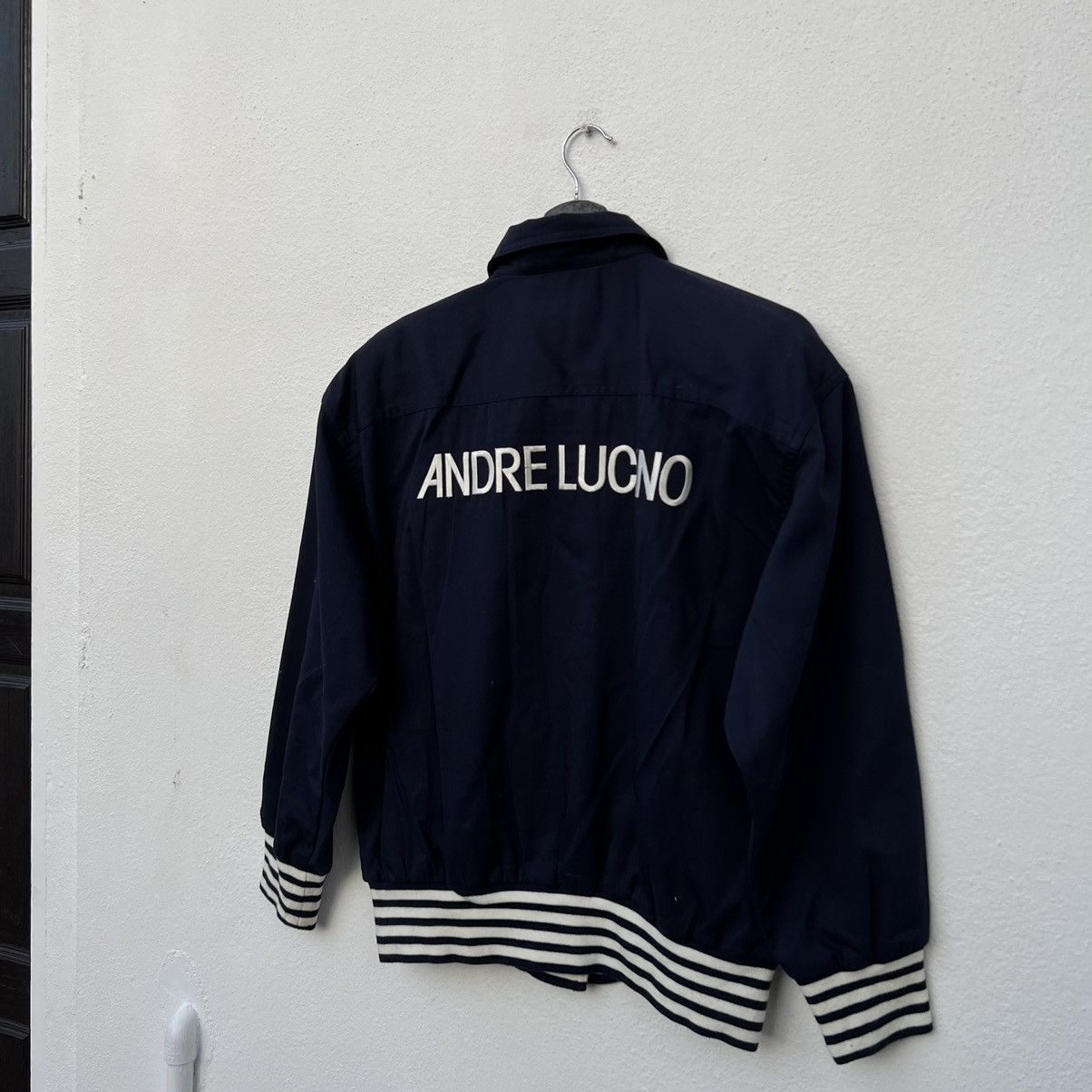 Japanese Brand VINTAGE ANDRE LUCIANO BIG LOGO BOMBER JACKET Size US S / EU 44-46 / 1 - 7 Thumbnail