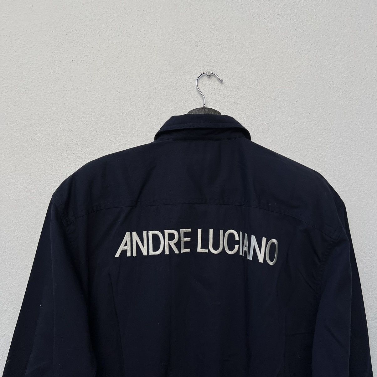 Japanese Brand VINTAGE ANDRE LUCIANO BIG LOGO BOMBER JACKET Size US S / EU 44-46 / 1 - 8 Thumbnail