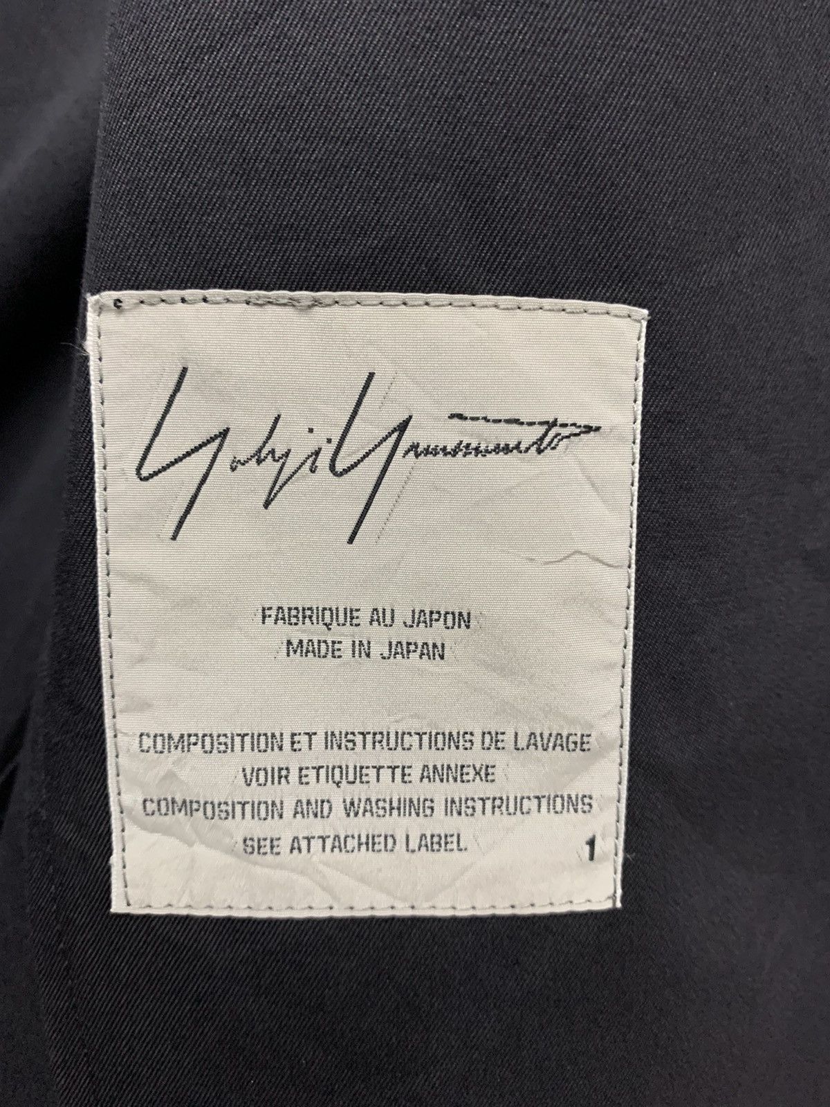 Yohji Yamamoto 🔥YOHJI YAMAMOTO OVERFLAP CASUAL JACKETS Size US S / EU 44-46 / 1 - 12 Thumbnail