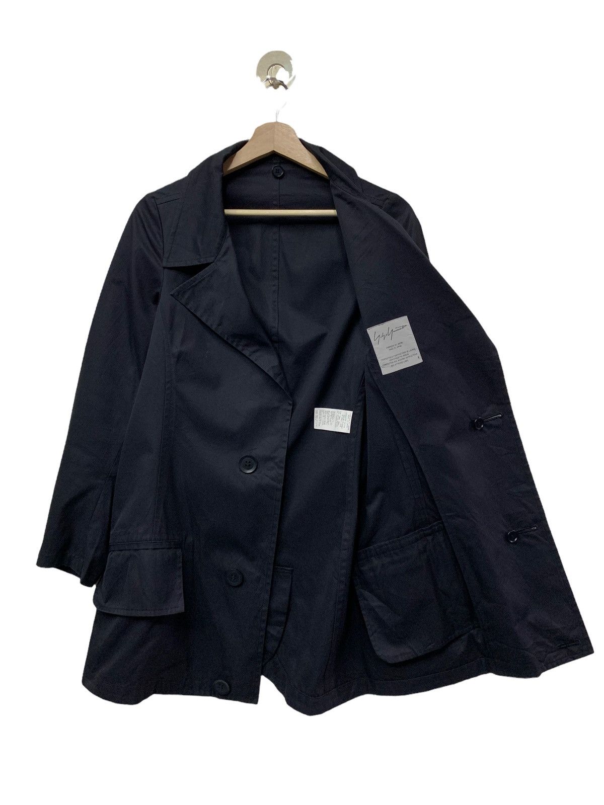 Yohji Yamamoto 🔥YOHJI YAMAMOTO OVERFLAP CASUAL JACKETS Size US S / EU 44-46 / 1 - 2 Thumbnail