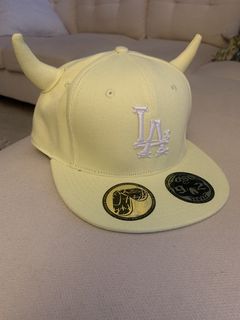 LA Dodgers Devil Horn Custom Fitted Hat 