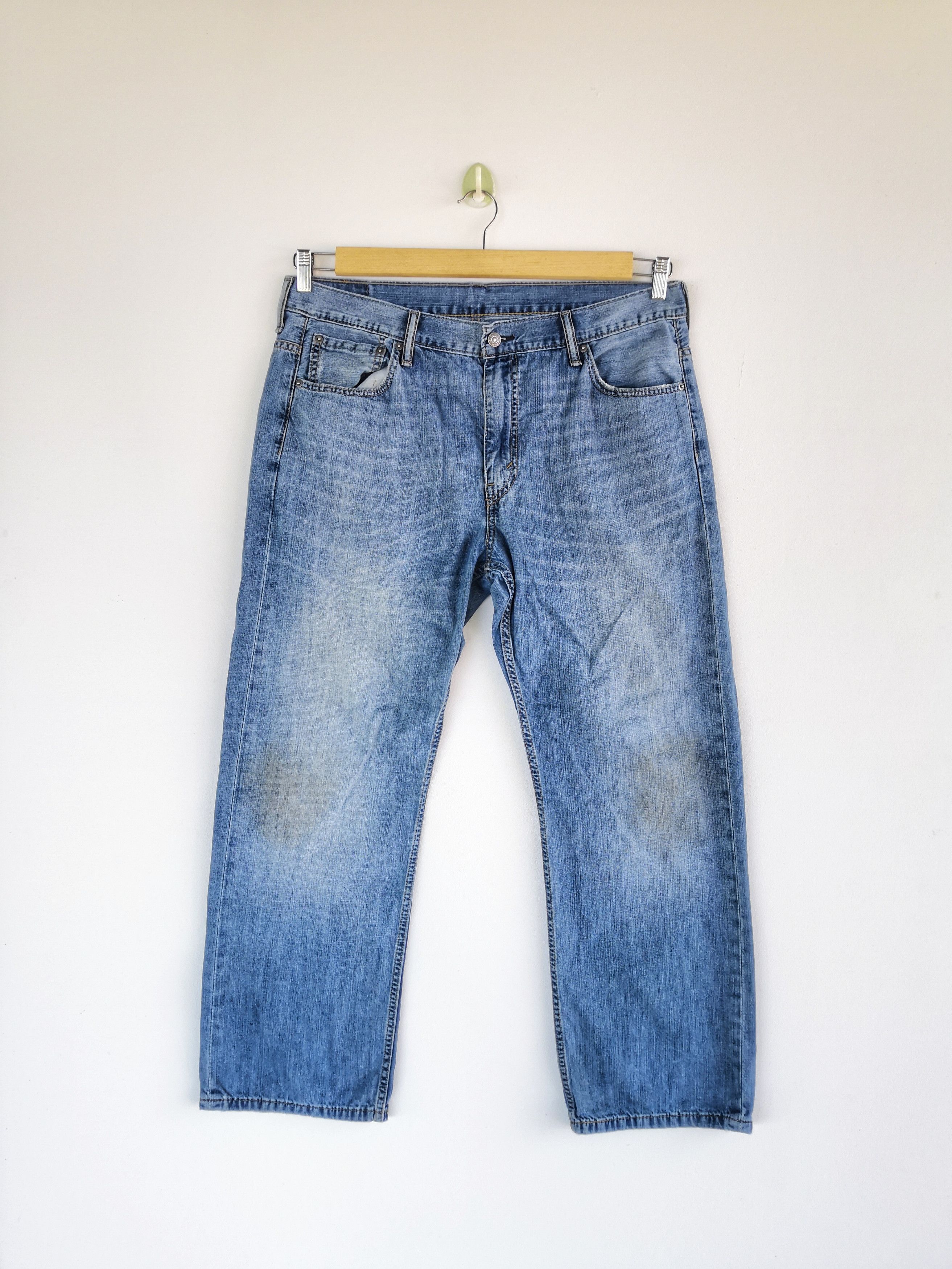 Levi's Vintage Levis Baggy Light Wash Jeans Dirty Levi's 569 Denim Size US 36 / EU 52 - 1 Thumbnail