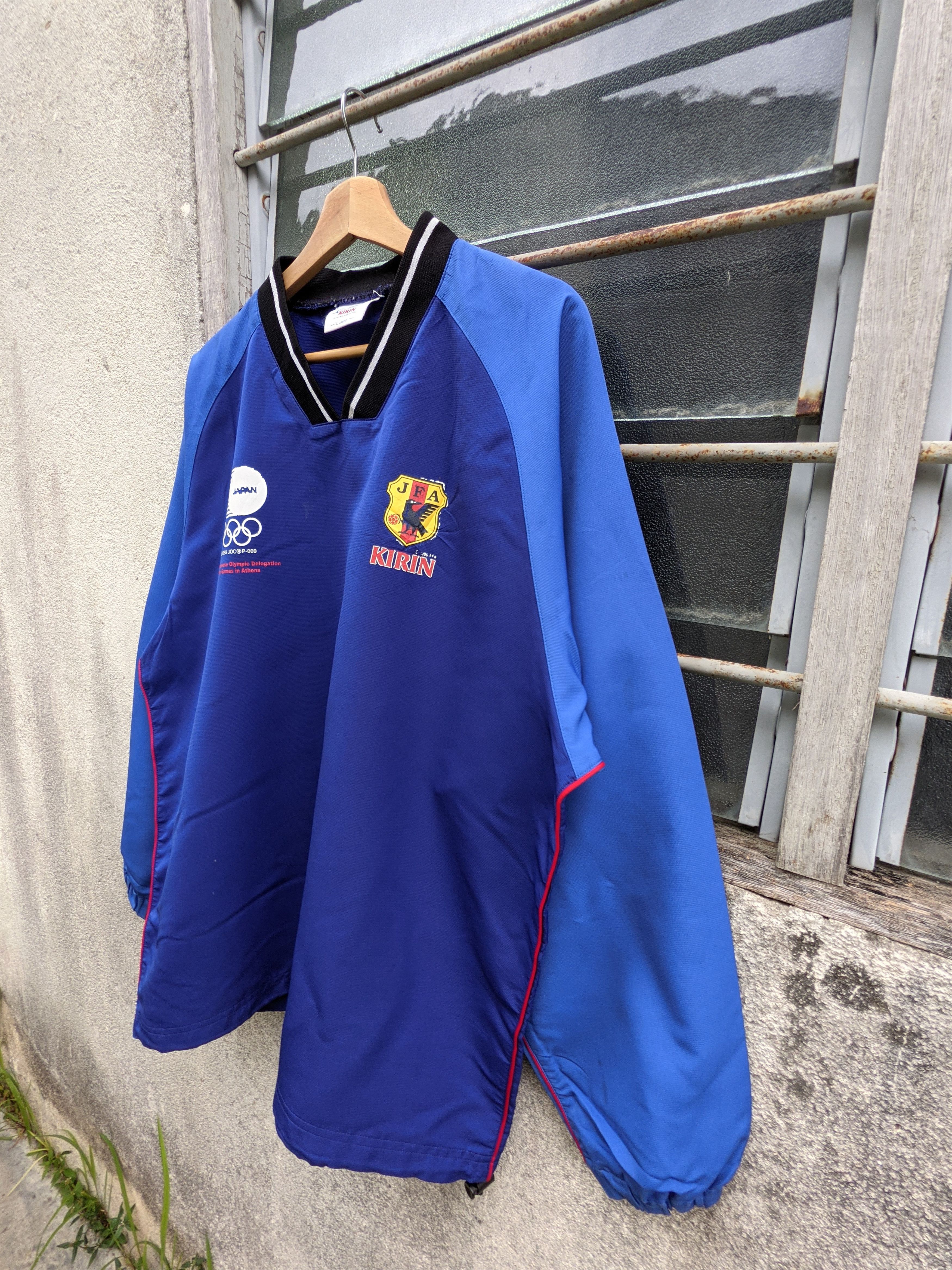 Edition Japan Vintage Kirin Olympic 2004 Training Sweater Size US L / EU 52-54 / 3 - 3 Thumbnail