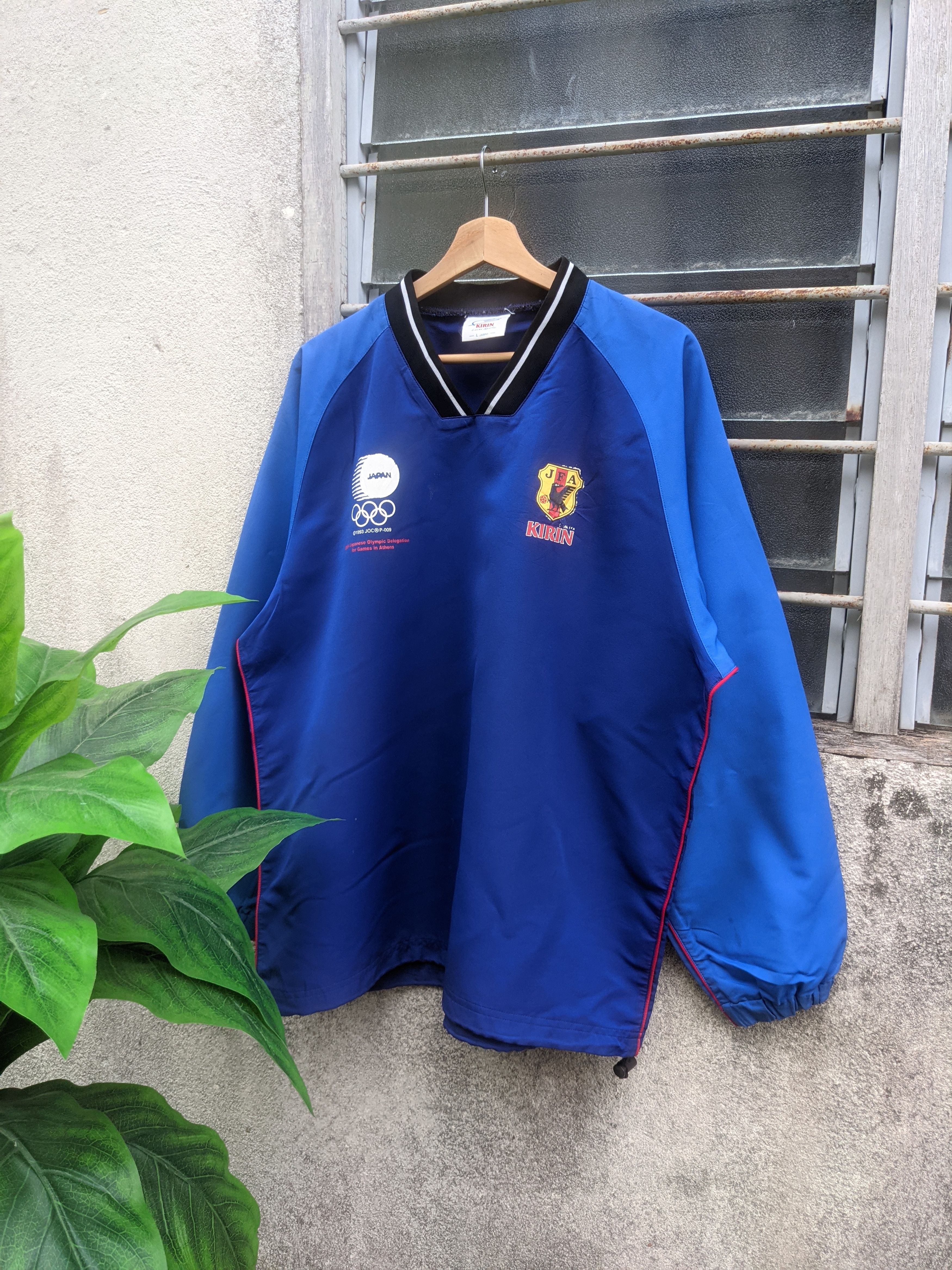 Edition Japan Vintage Kirin Olympic 2004 Training Sweater Size US L / EU 52-54 / 3 - 1 Thumbnail