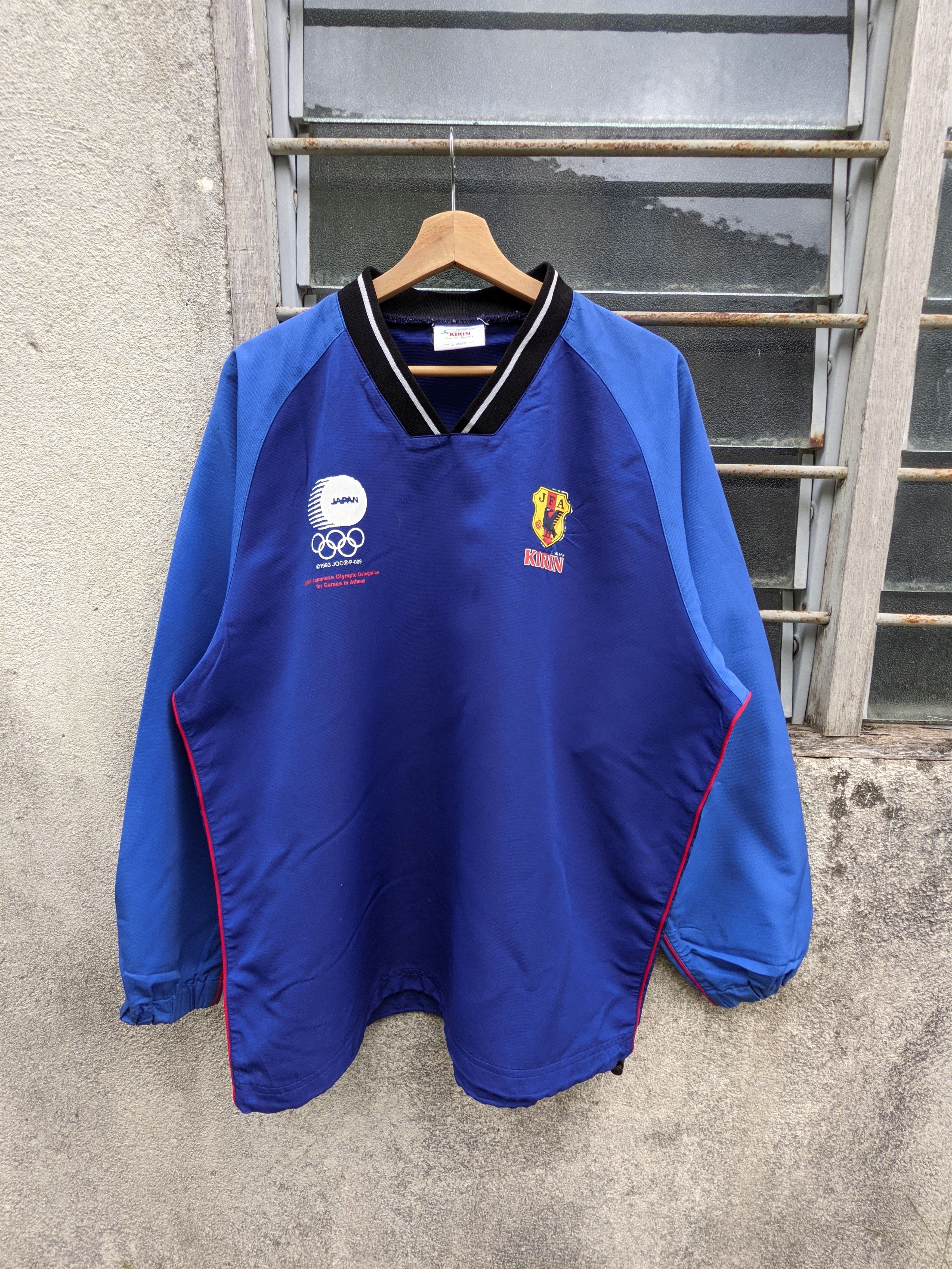 Edition Japan Vintage Kirin Olympic 2004 Training Sweater Size US L / EU 52-54 / 3 - 5 Thumbnail