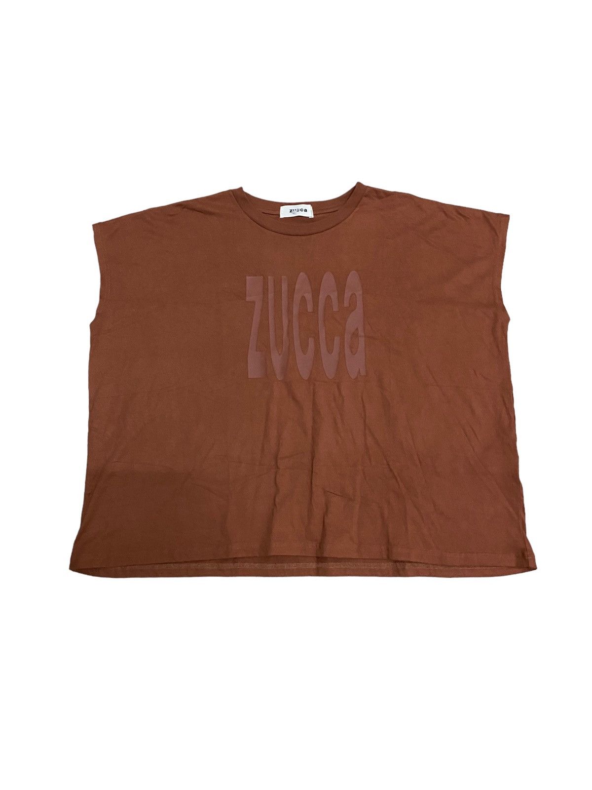 Issey Miyake × Vintage Vintage Zucca Issey Miyake Biglogo Crop Top Tee Size M / US 6-8 / IT 42-44 - 1 Thumbnail
