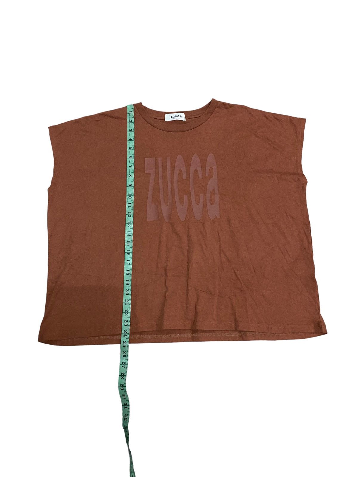 Issey Miyake × Vintage Vintage Zucca Issey Miyake Biglogo Crop Top Tee Size M / US 6-8 / IT 42-44 - 7 Thumbnail