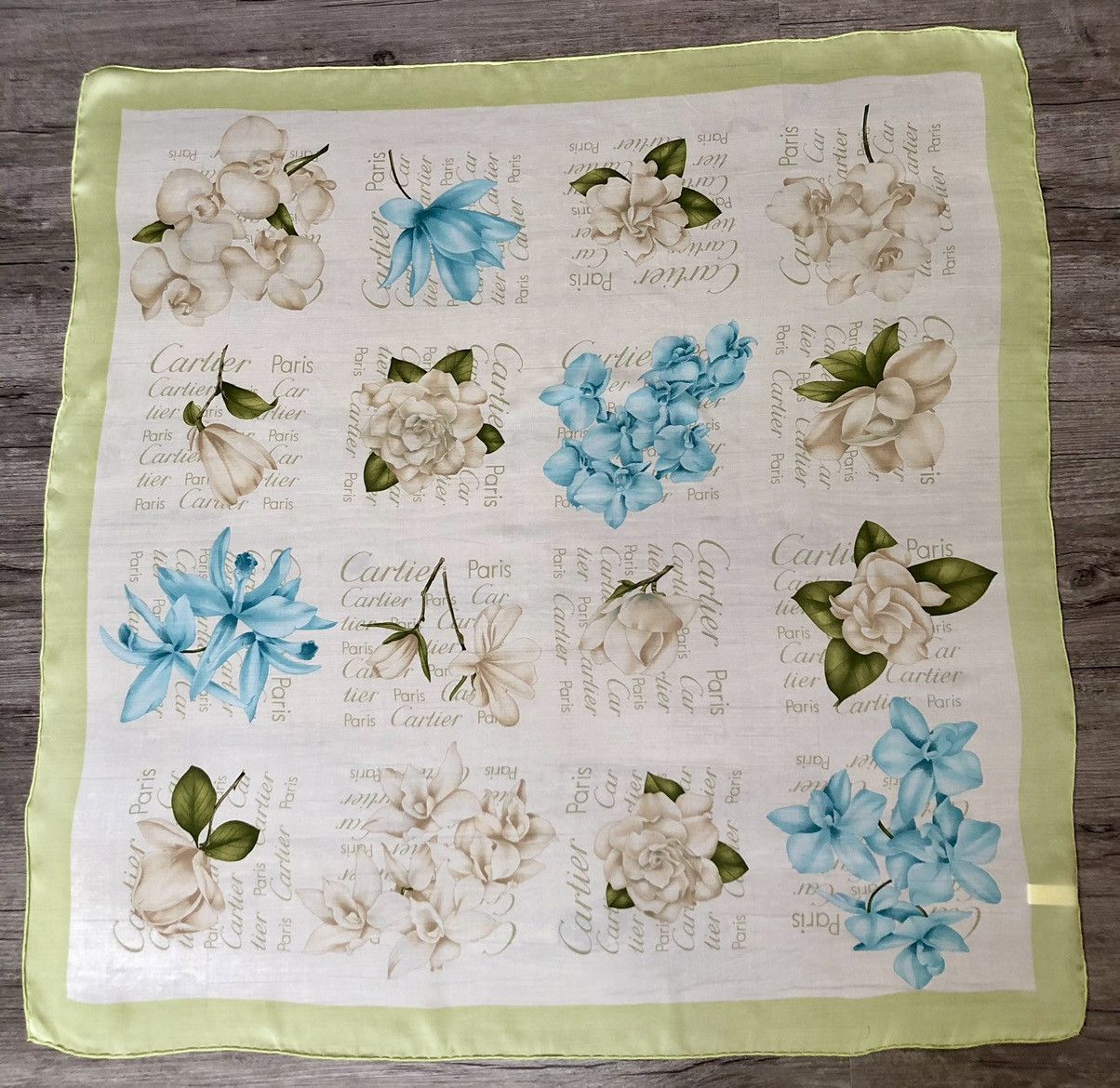 Cartier × Other × Vintage MUST DE CARTIER SILK SCARF VINTAGE Size ONE SIZE - 10 Thumbnail
