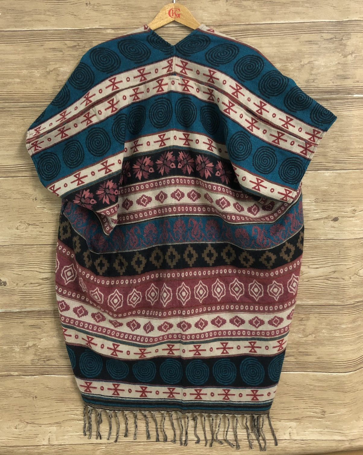 Native × Vintage Vintage Poncho Alpaca Navajo Native Hippie Indian XL Size US L / EU 52-54 / 3 - 11 Thumbnail