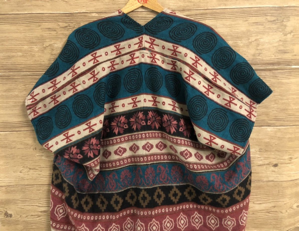 Native × Vintage Vintage Poncho Alpaca Navajo Native Hippie Indian XL Size US L / EU 52-54 / 3 - 12 Thumbnail