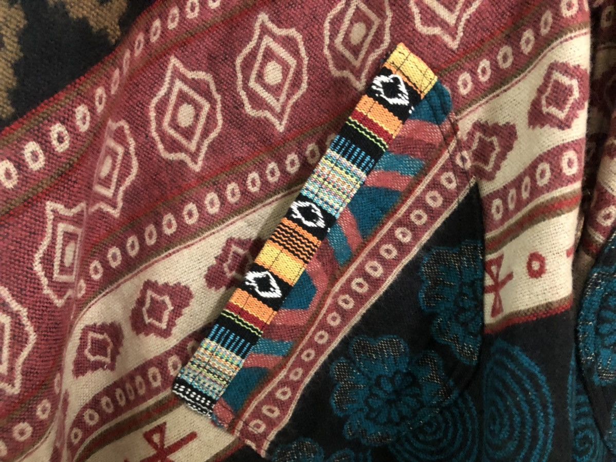 Native × Vintage Vintage Poncho Alpaca Navajo Native Hippie Indian XL Size US L / EU 52-54 / 3 - 3 Thumbnail