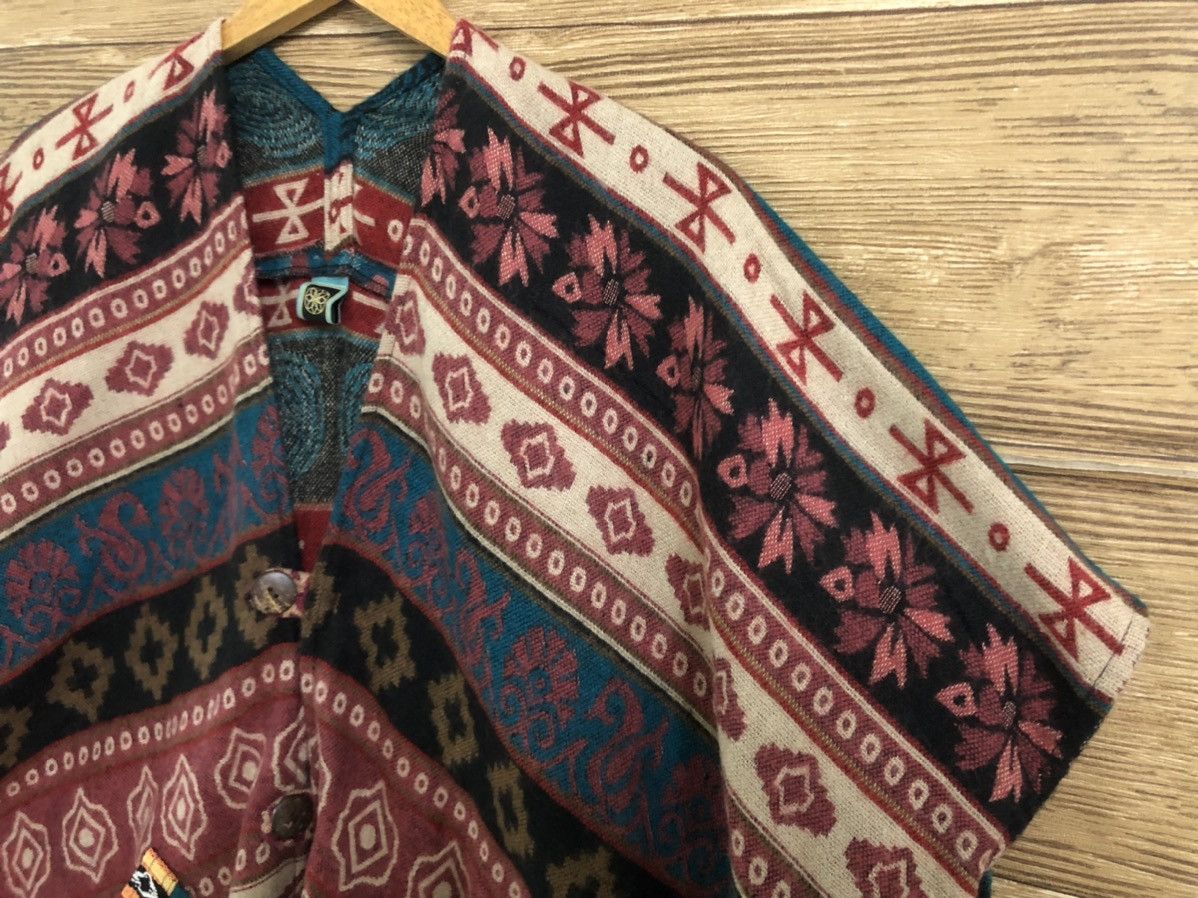 Native × Vintage Vintage Poncho Alpaca Navajo Native Hippie Indian XL Size US L / EU 52-54 / 3 - 5 Thumbnail