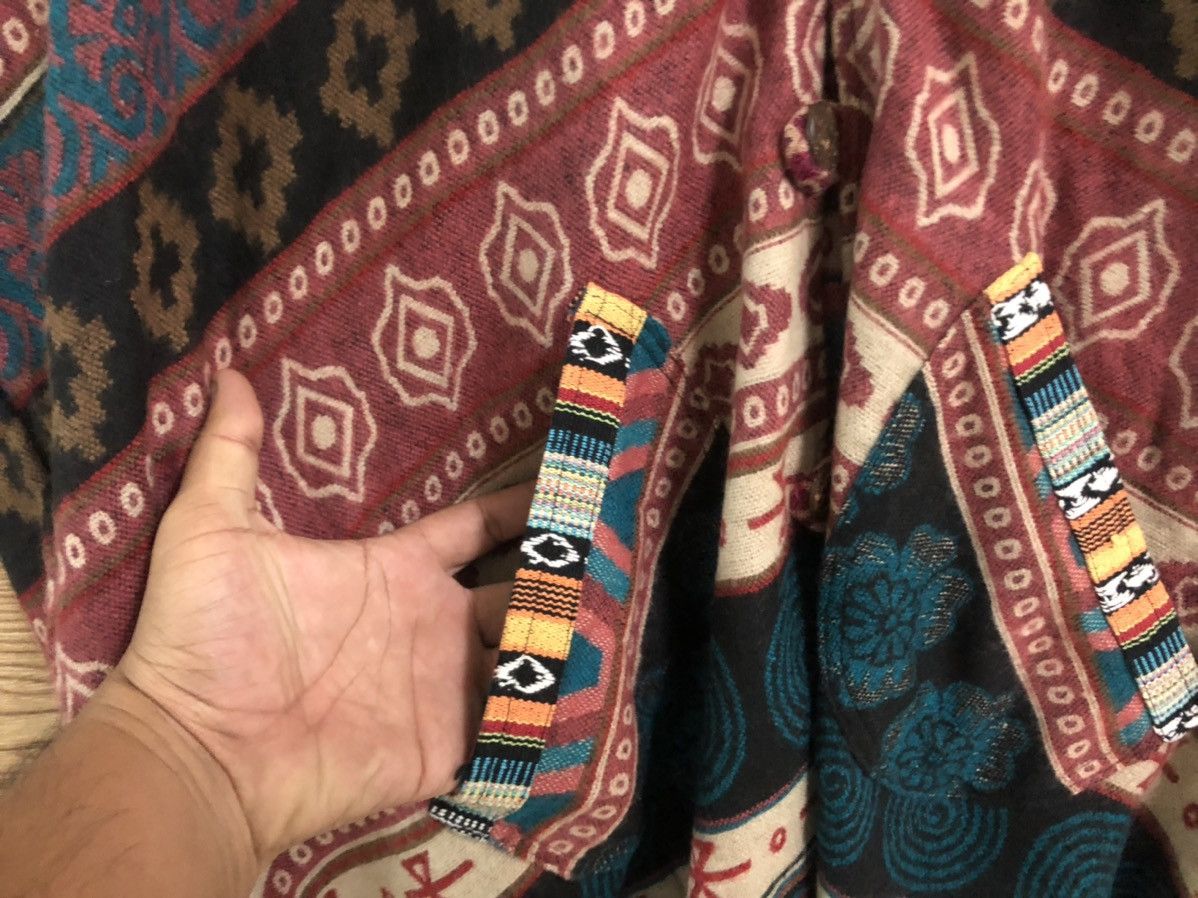 Native × Vintage Vintage Poncho Alpaca Navajo Native Hippie Indian XL Size US L / EU 52-54 / 3 - 9 Thumbnail