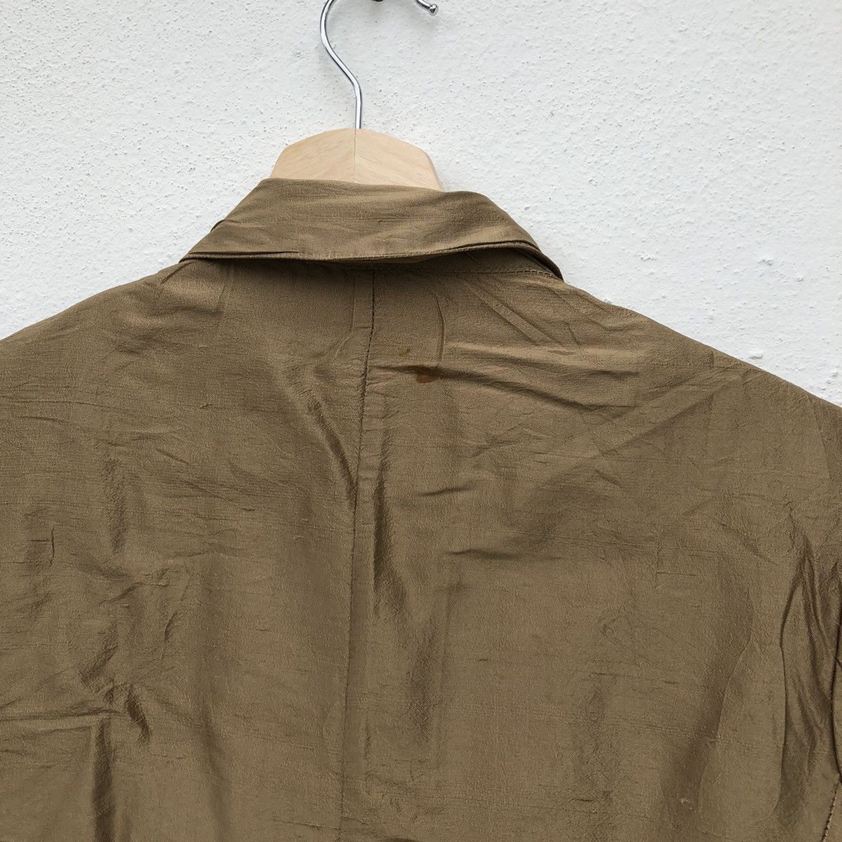 NEWYORKINDUSTRIE NEW YORK INDUSTRIES 100% SILK LONG JACKET MADE IN ITALY Size US S / EU 44-46 / 1 - 13 Thumbnail