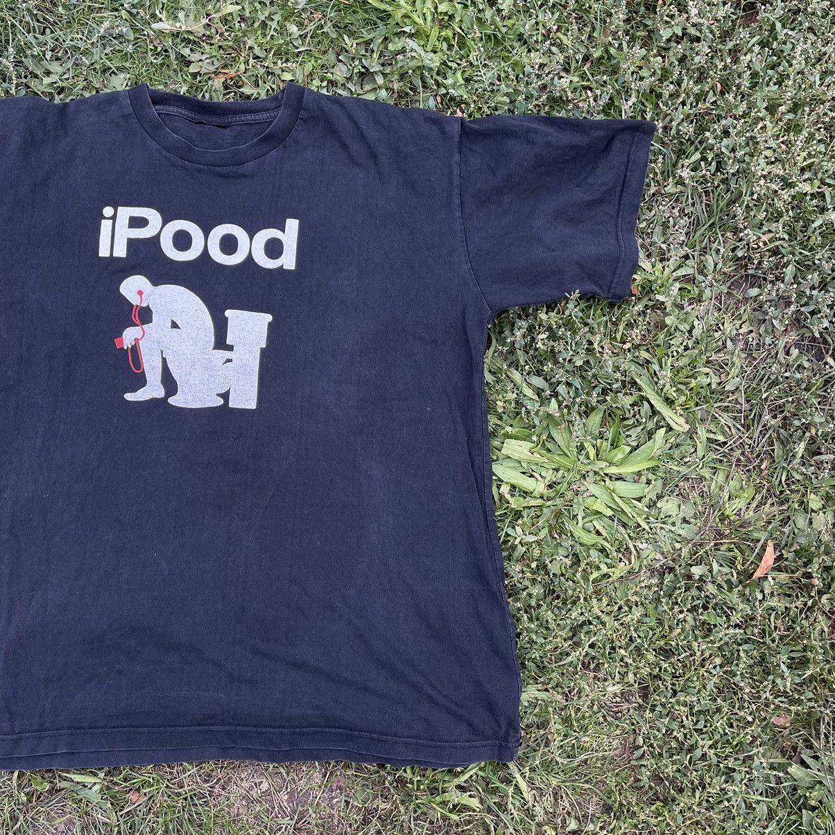 Vintage Vintage Y2K Ipood Graphic Tee Sun Faded Humor Streetwear M Size US M / EU 48-50 / 2 - 2 Thumbnail