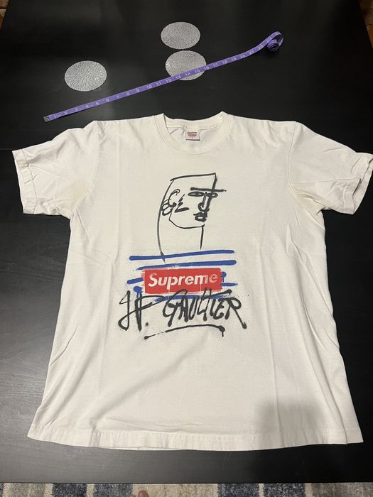 Supreme Supreme Jean Paul Gaultier Box Logo Tee Grailed