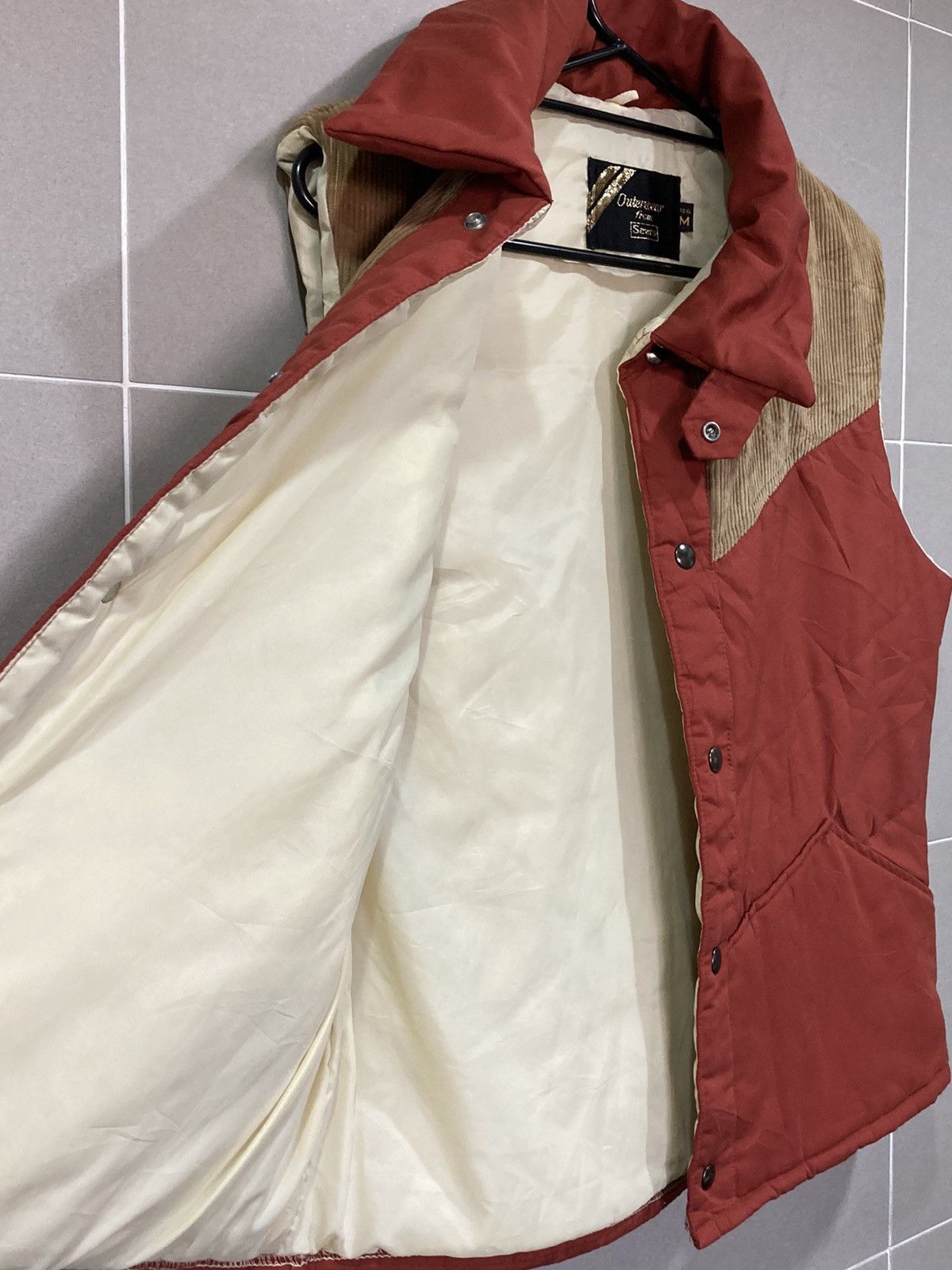 Sears × Vintage Vintage 70s Sears Outerwear Western Outdoor Vest USA Size US M / EU 48-50 / 2 - 7 Thumbnail