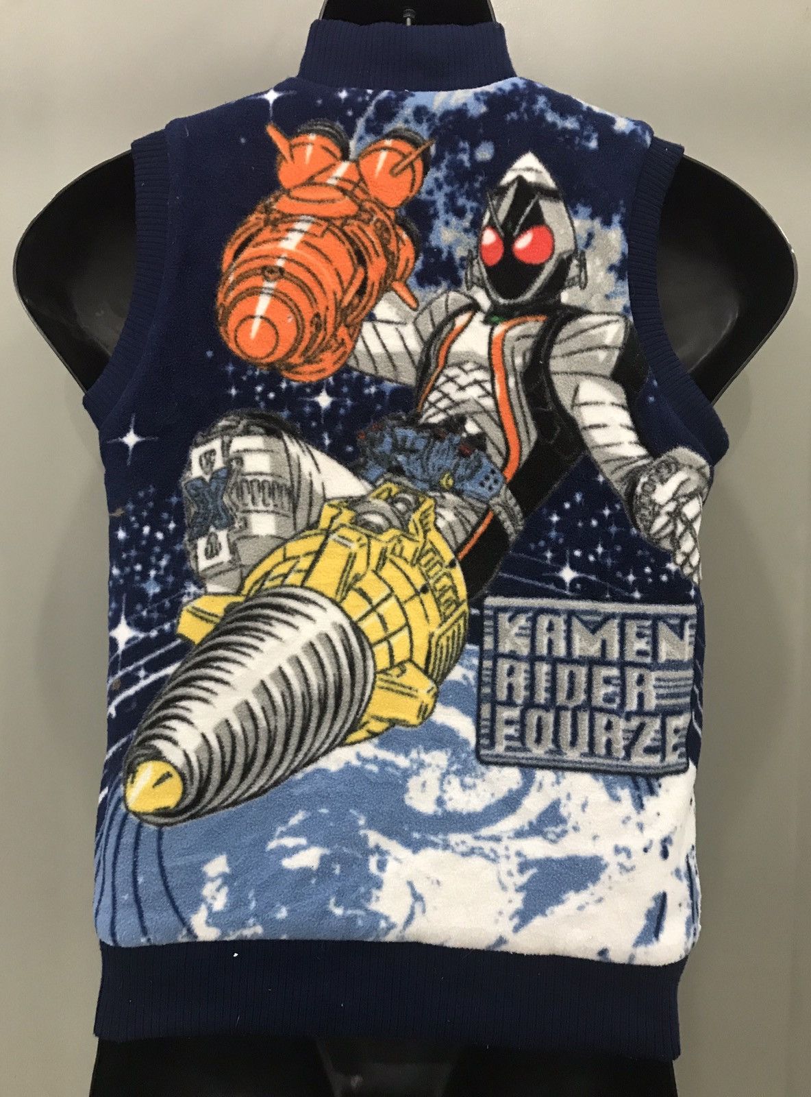 Anime × Cartoon Network × Japanese Brand KAMEN RIDER FOURZE ACTION FIGURE VEST JACKET Size US XS / EU 42 / 0 - 2 Thumbnail