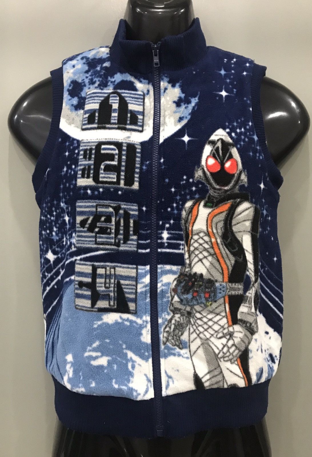 Anime × Cartoon Network × Japanese Brand KAMEN RIDER FOURZE ACTION FIGURE VEST JACKET Size US XS / EU 42 / 0 - 1 Thumbnail
