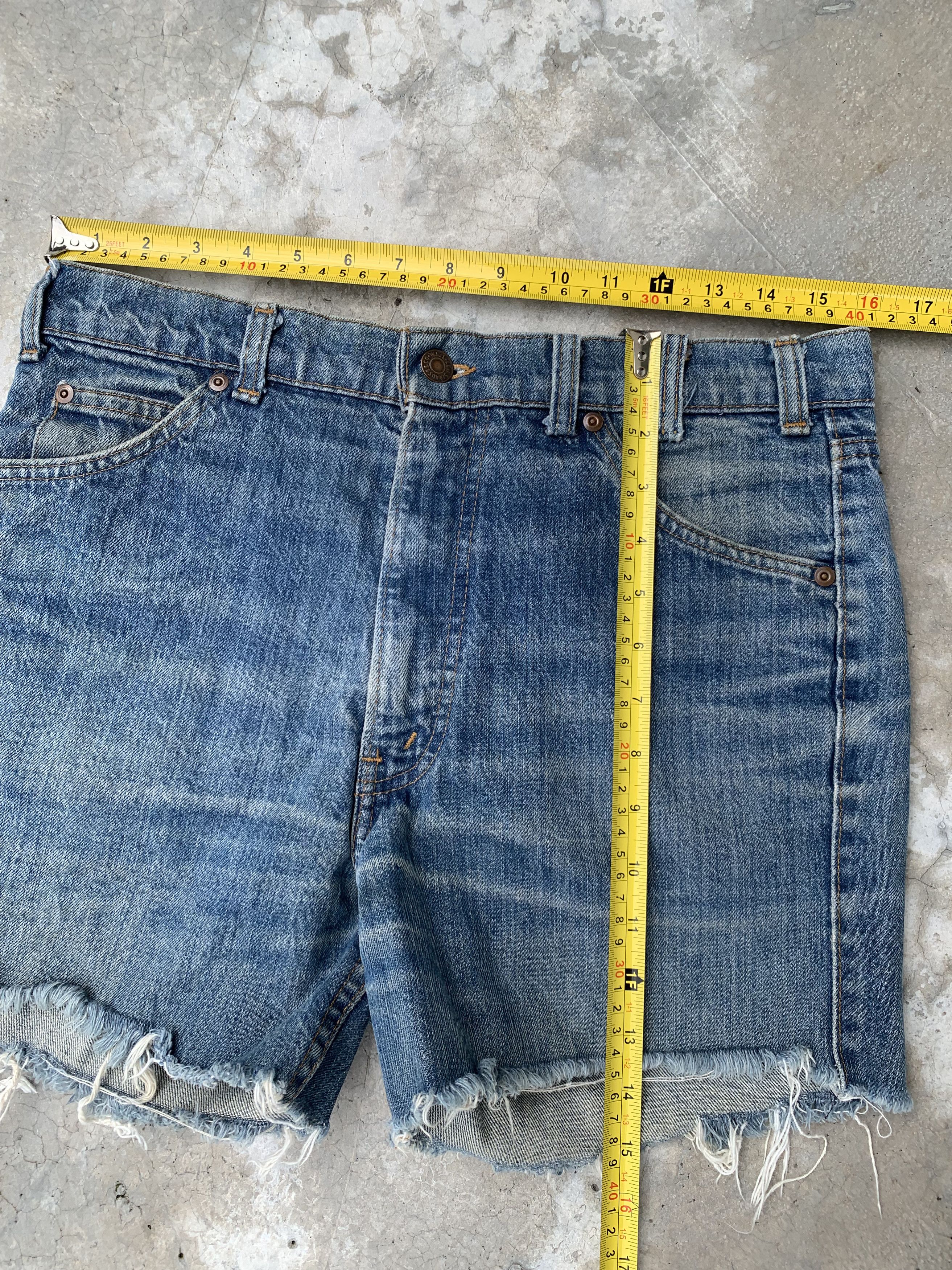 Levi's Vintage 80s Levis Movin' On Denim Shorts Size 32" / US 10 / IT 46 - 8 Thumbnail