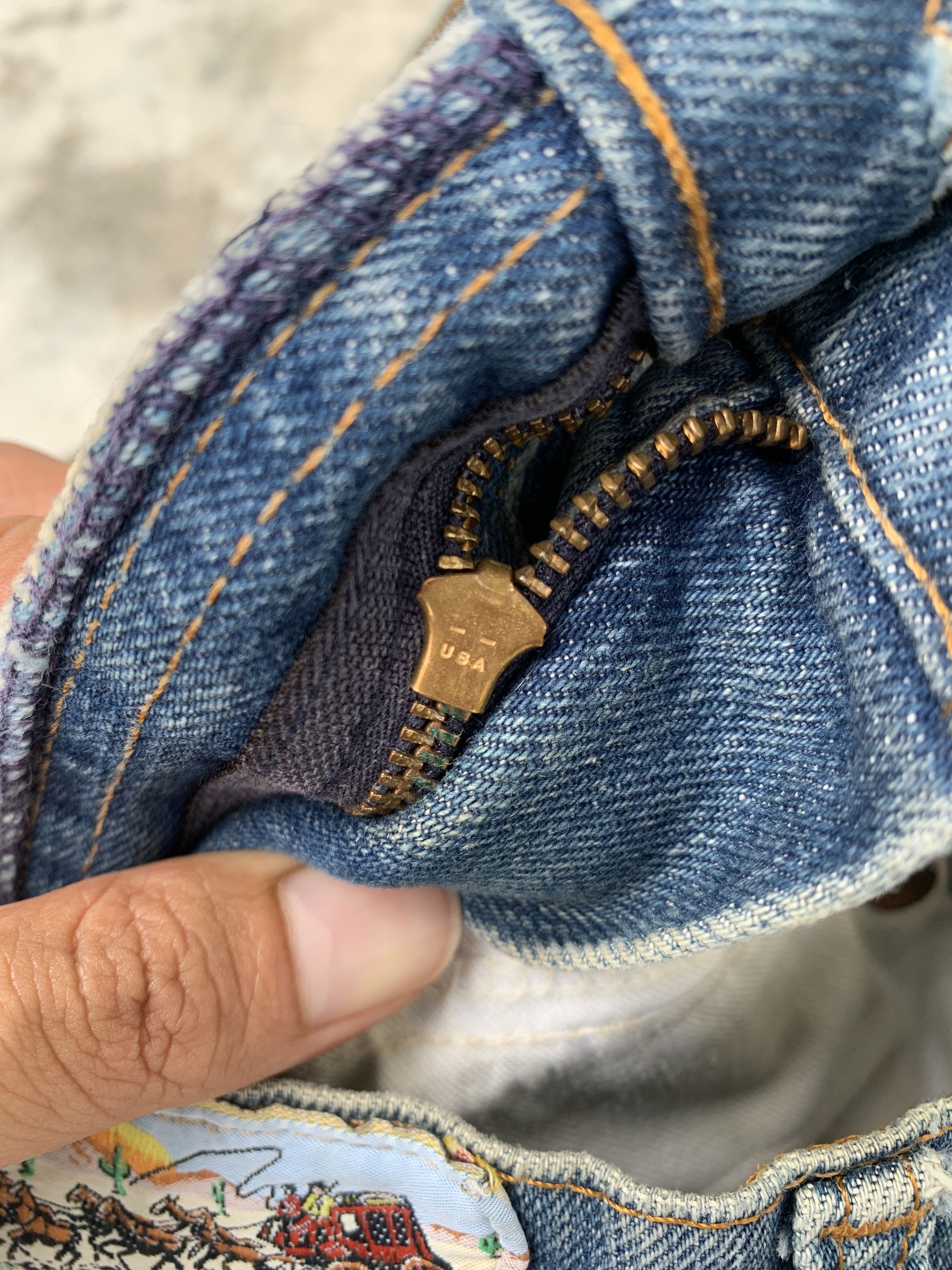 Levi's Vintage 80s Levis Movin' On Denim Shorts Size 32" / US 10 / IT 46 - 7 Thumbnail