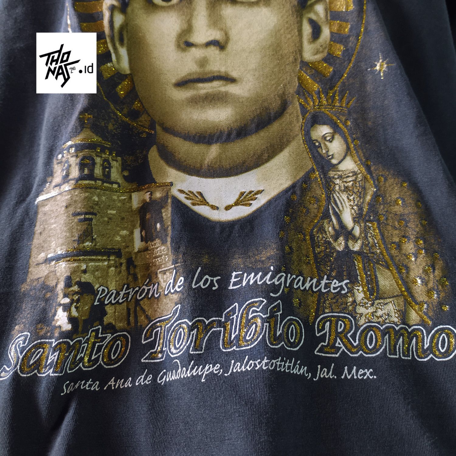 Rap Tees Vintage Santo Toribio Romo Priest Religion Size US L / EU 52-54 / 3 - 3 Thumbnail