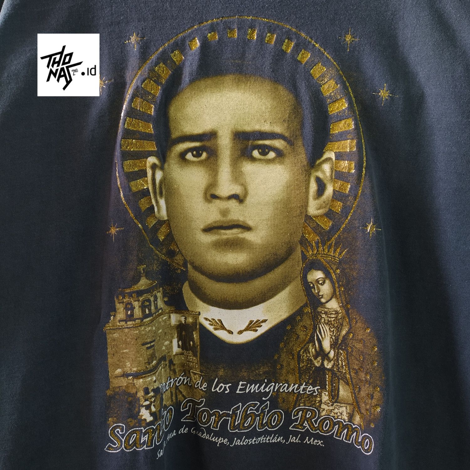 Rap Tees Vintage Santo Toribio Romo Priest Religion Size US L / EU 52-54 / 3 - 1 Thumbnail