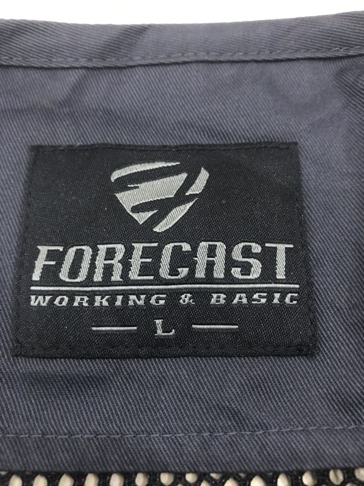 Japanese Brand FORECAST MESH VEST JACKET Size US L / EU 52-54 / 3 - 9 Thumbnail