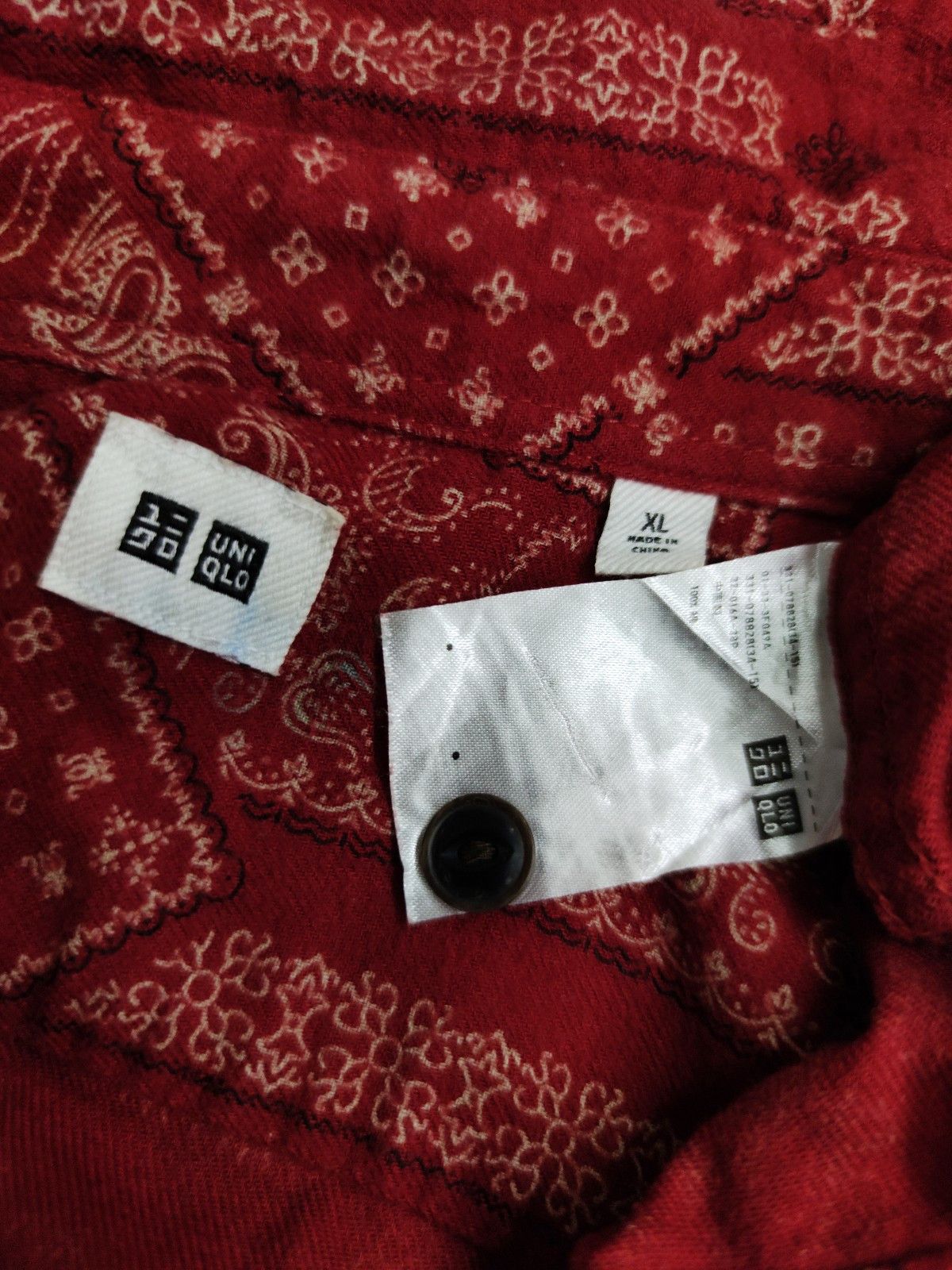 Japanese Brand × Uniqlo × Vintage UNIQLO Paisley Bandana Shirt Inspired by Visvim Kapital Size US L / EU 52-54 / 3 - 6 Thumbnail