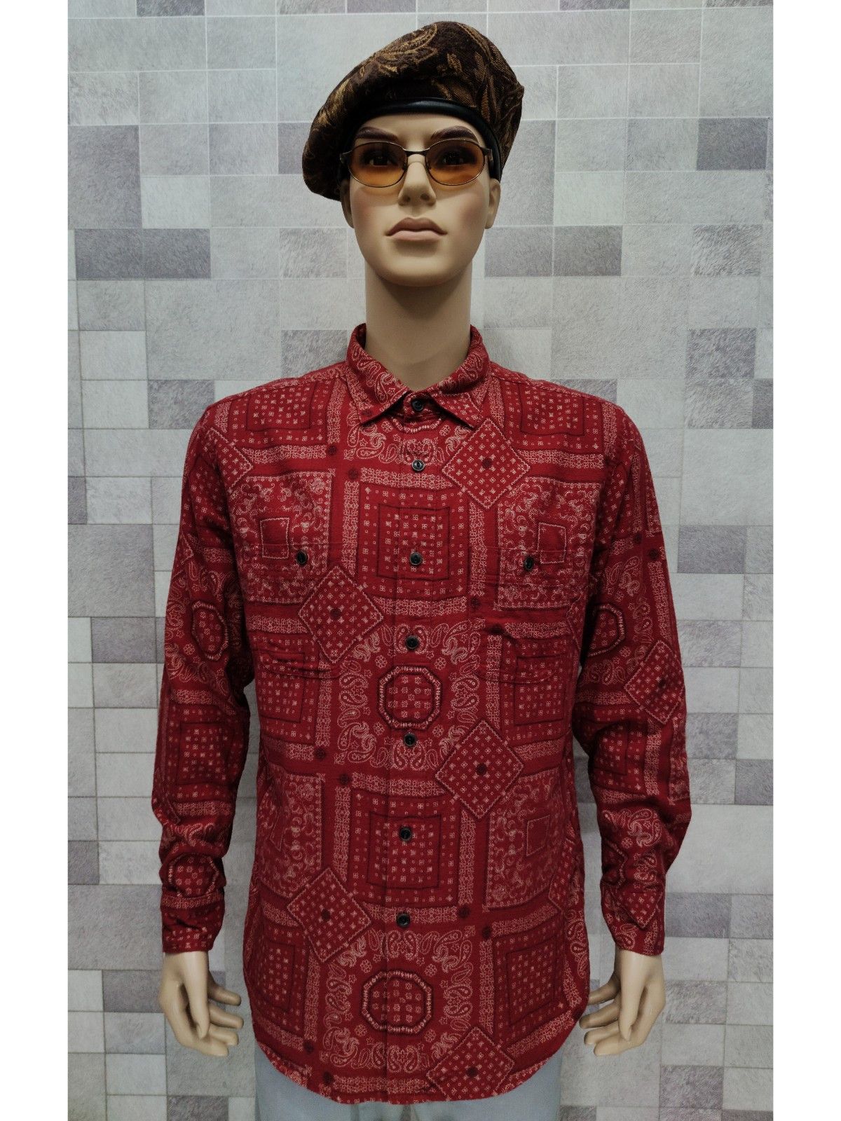 Japanese Brand × Uniqlo × Vintage UNIQLO Paisley Bandana Shirt Inspired by Visvim Kapital Size US L / EU 52-54 / 3 - 2 Thumbnail