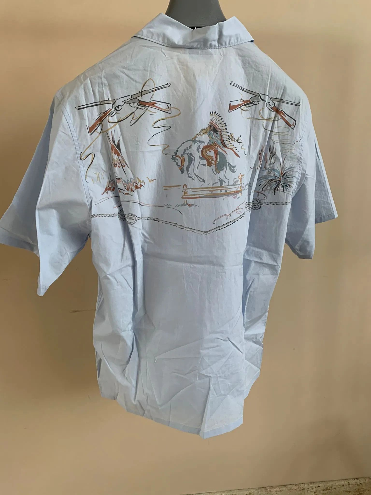 Prada Popeline Western in Light Blue Size US S / EU 44-46 / 1 - 7 Thumbnail