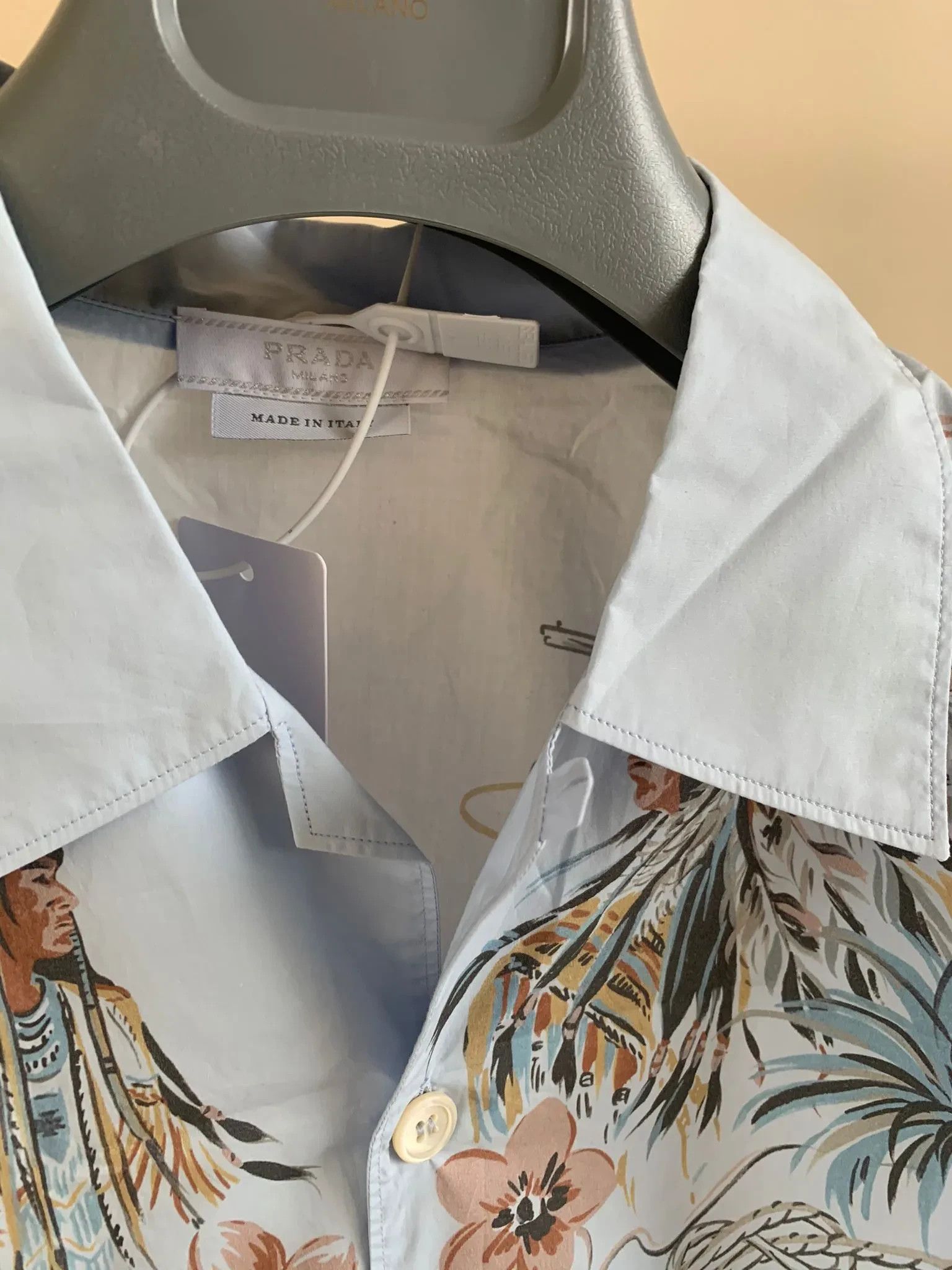 Prada Popeline Western in Light Blue Size US S / EU 44-46 / 1 - 5 Thumbnail