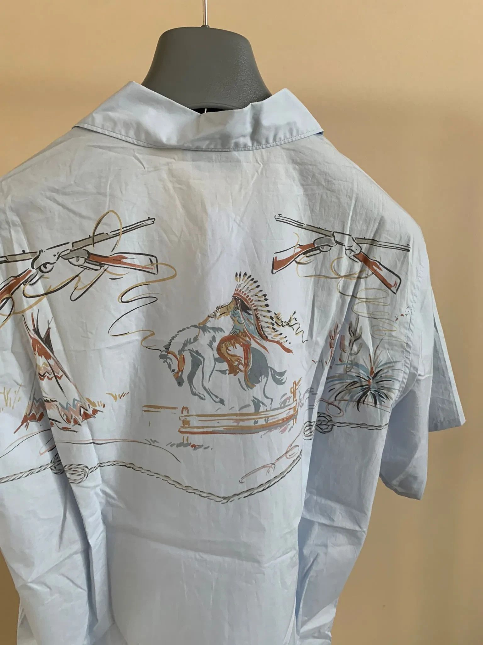 Prada Popeline Western in Light Blue Size US S / EU 44-46 / 1 - 9 Thumbnail