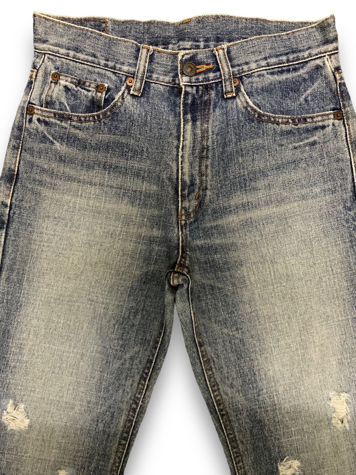 Hysteric Glamour Vintage Japanese Brand Flare Bootcut Distressed Grunge Jeans Size US 29 - 3 Thumbnail