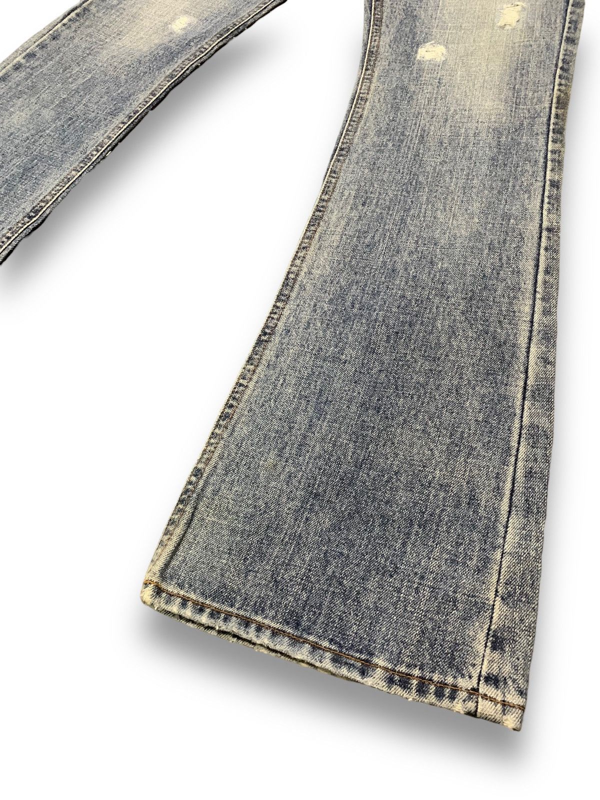 Hysteric Glamour Vintage Japanese Brand Flare Bootcut Distressed Grunge Jeans Size US 29 - 9 Thumbnail