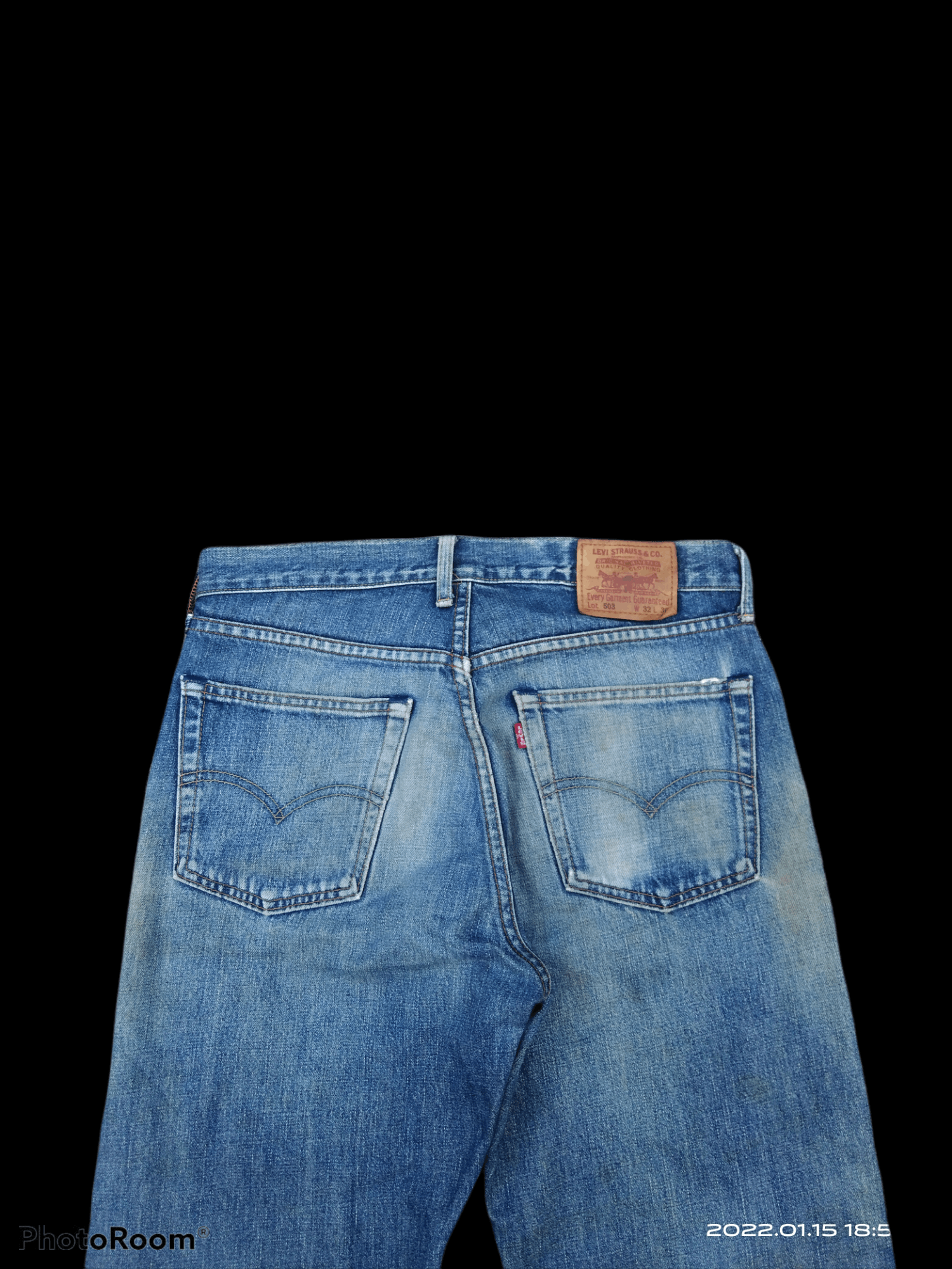Levi's Vintage Clothing DiSTRESSED LEVIS MADE IN JAPAN LOT 503 DENIM PANTS Size US 32 / EU 48 - 4 Thumbnail
