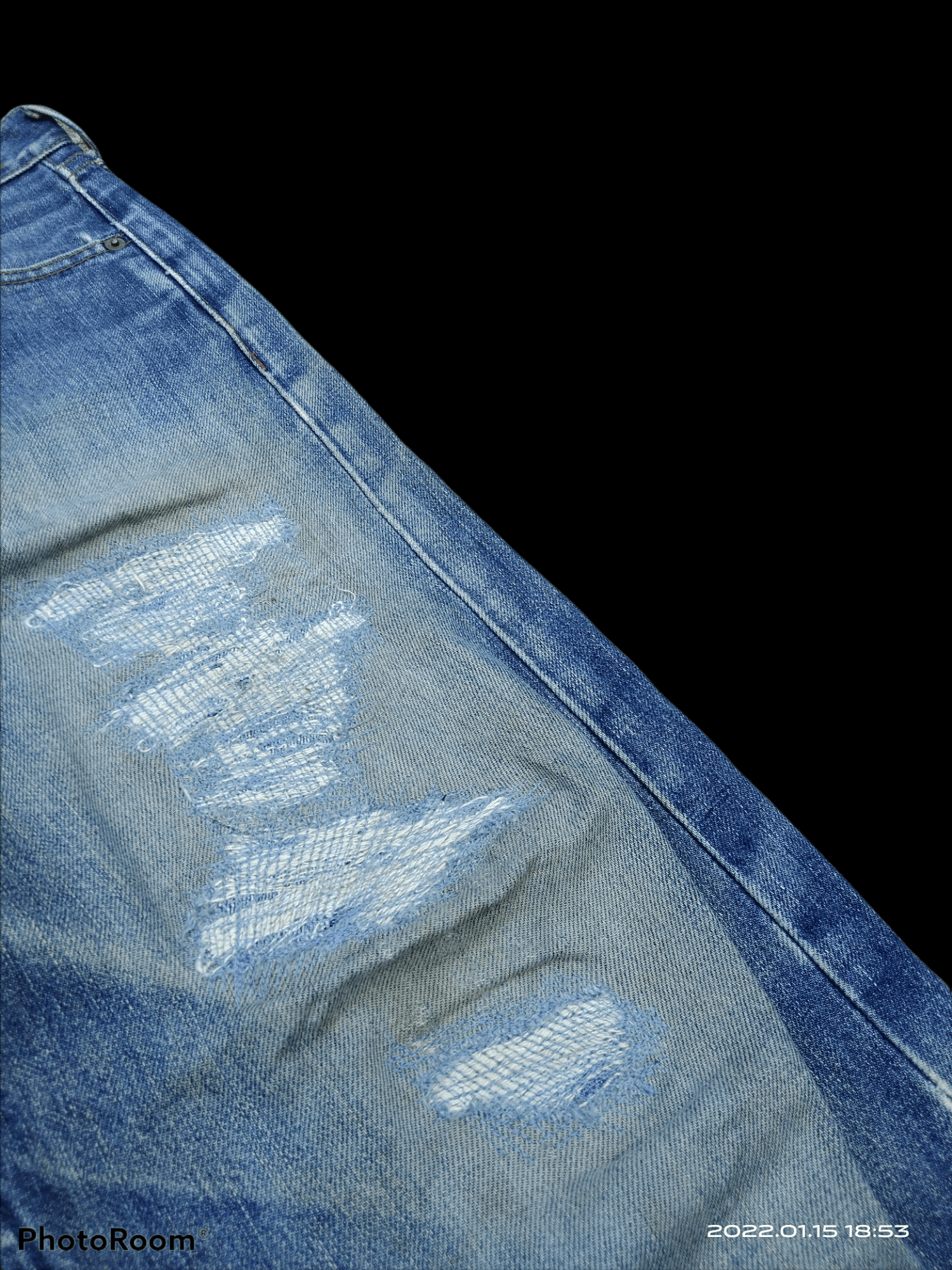 Levi's Vintage Clothing DiSTRESSED LEVIS MADE IN JAPAN LOT 503 DENIM PANTS Size US 32 / EU 48 - 5 Thumbnail