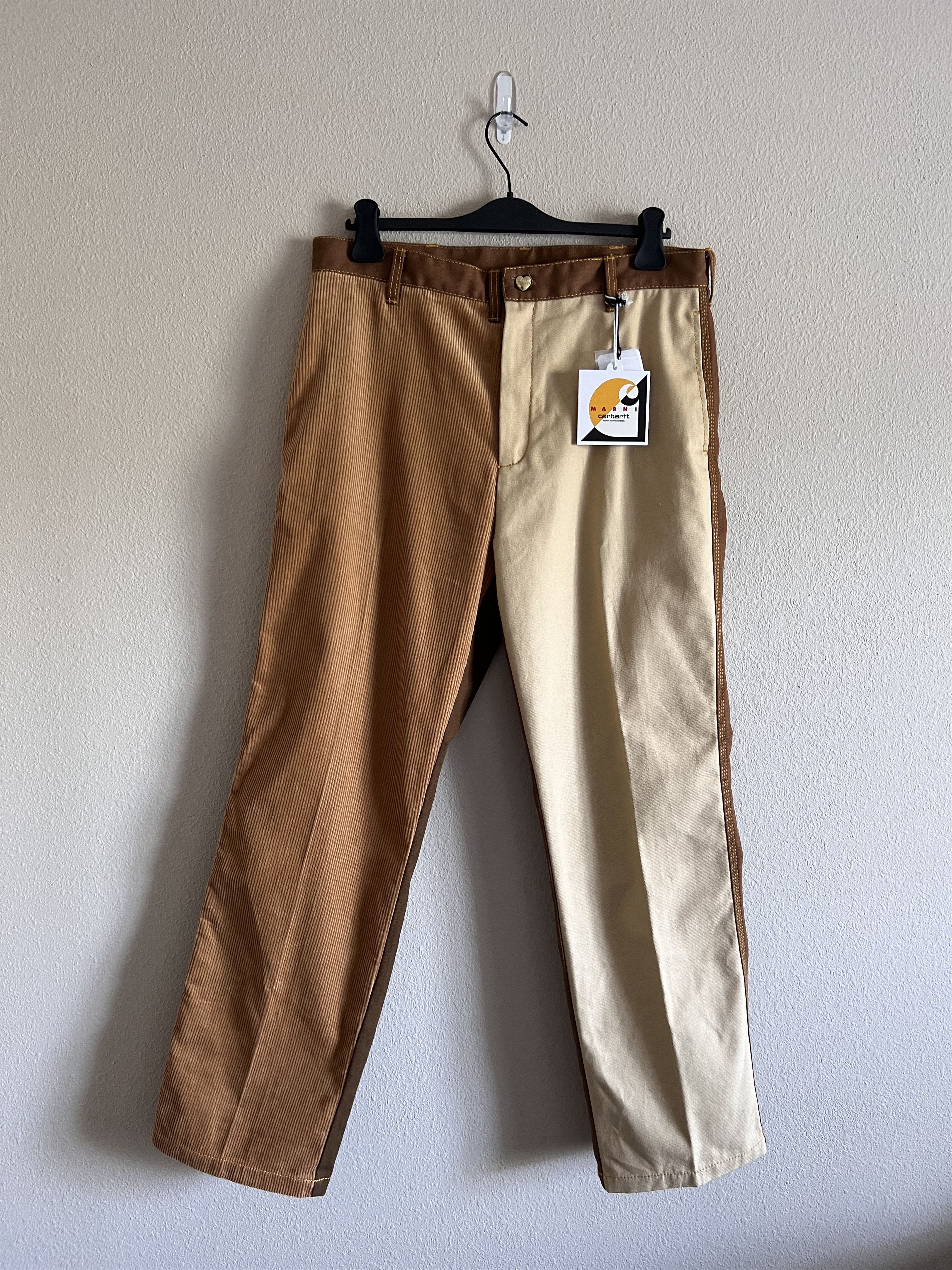 Carhartt Wip × Marni Marni Carhartt WIP Color Block Pants Size US 34 / EU 50 - 1 Thumbnail