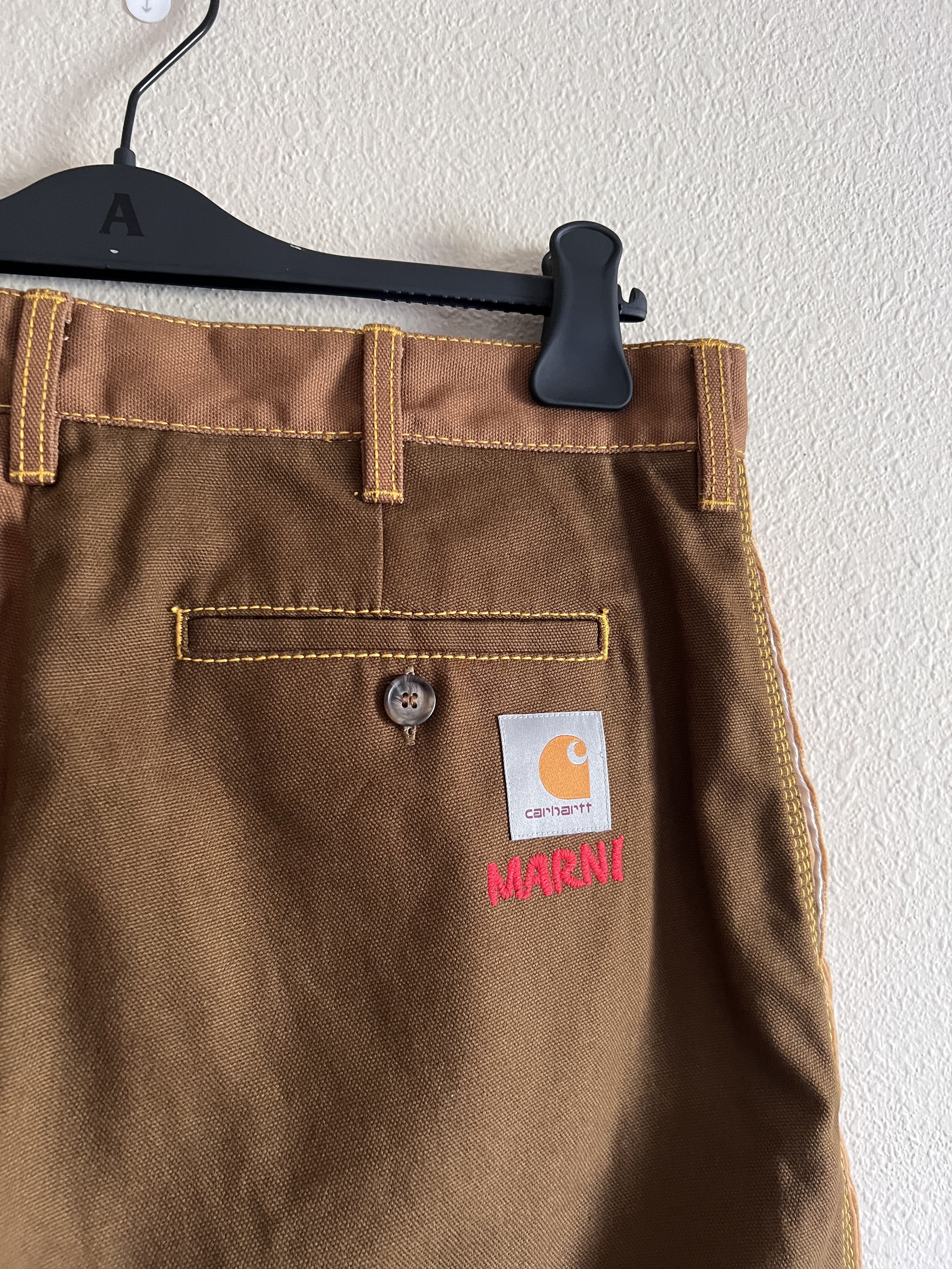 Carhartt Wip × Marni Marni Carhartt WIP Color Block Pants Size US 34 / EU 50 - 5 Thumbnail