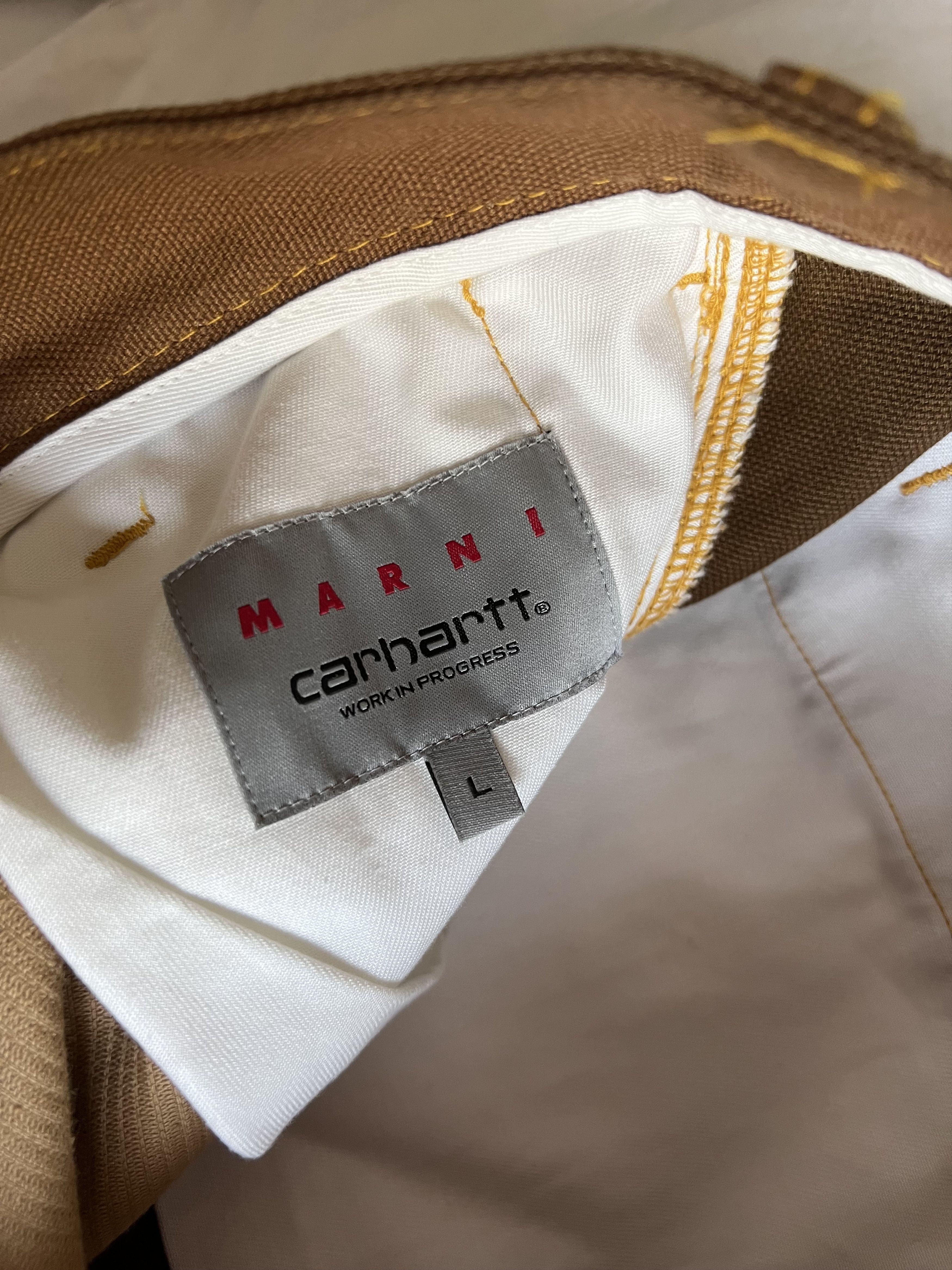 Carhartt Wip × Marni Marni Carhartt WIP Color Block Pants Size US 34 / EU 50 - 9 Thumbnail