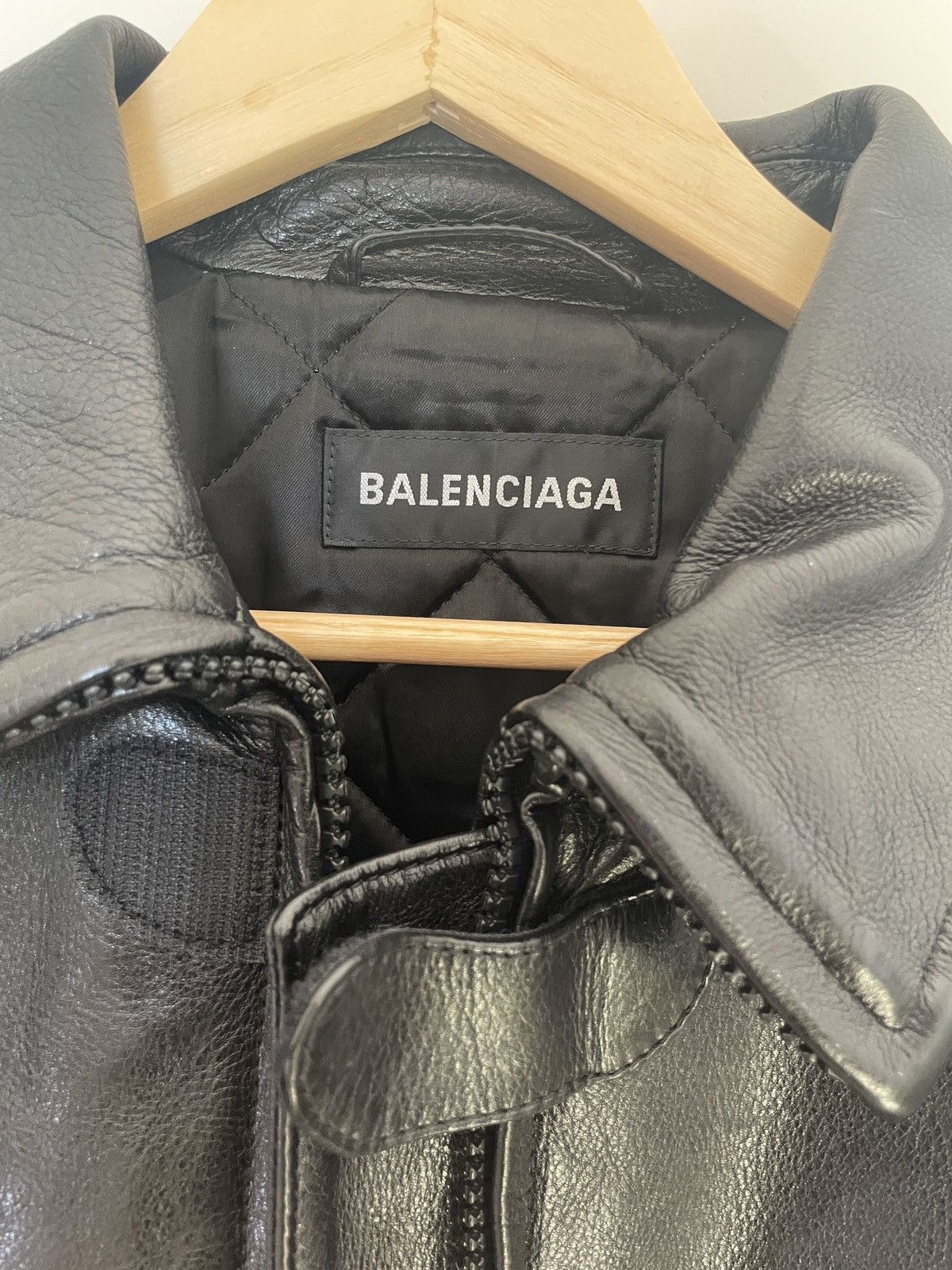 Balenciaga BALENCIAGA BUFFALO LEATHER JACKET SS 19 Size US M / EU 48-50 / 2 - 5 Thumbnail