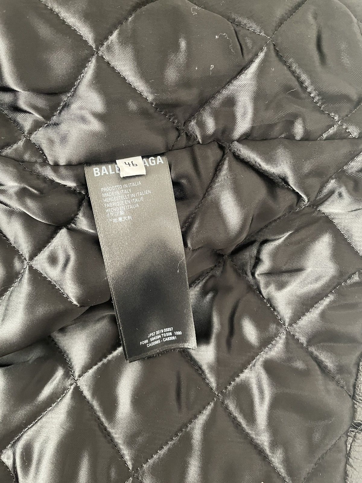 Balenciaga BALENCIAGA BUFFALO LEATHER JACKET SS 19 Size US M / EU 48-50 / 2 - 8 Thumbnail