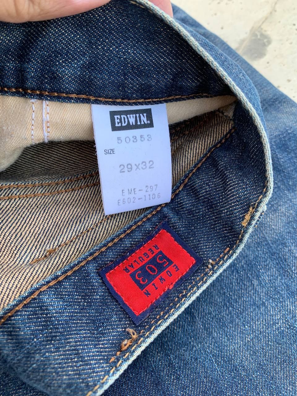 Edwin Vintage Edwin 503 Regular Denim Size US 28 / EU 44 - 15 Thumbnail