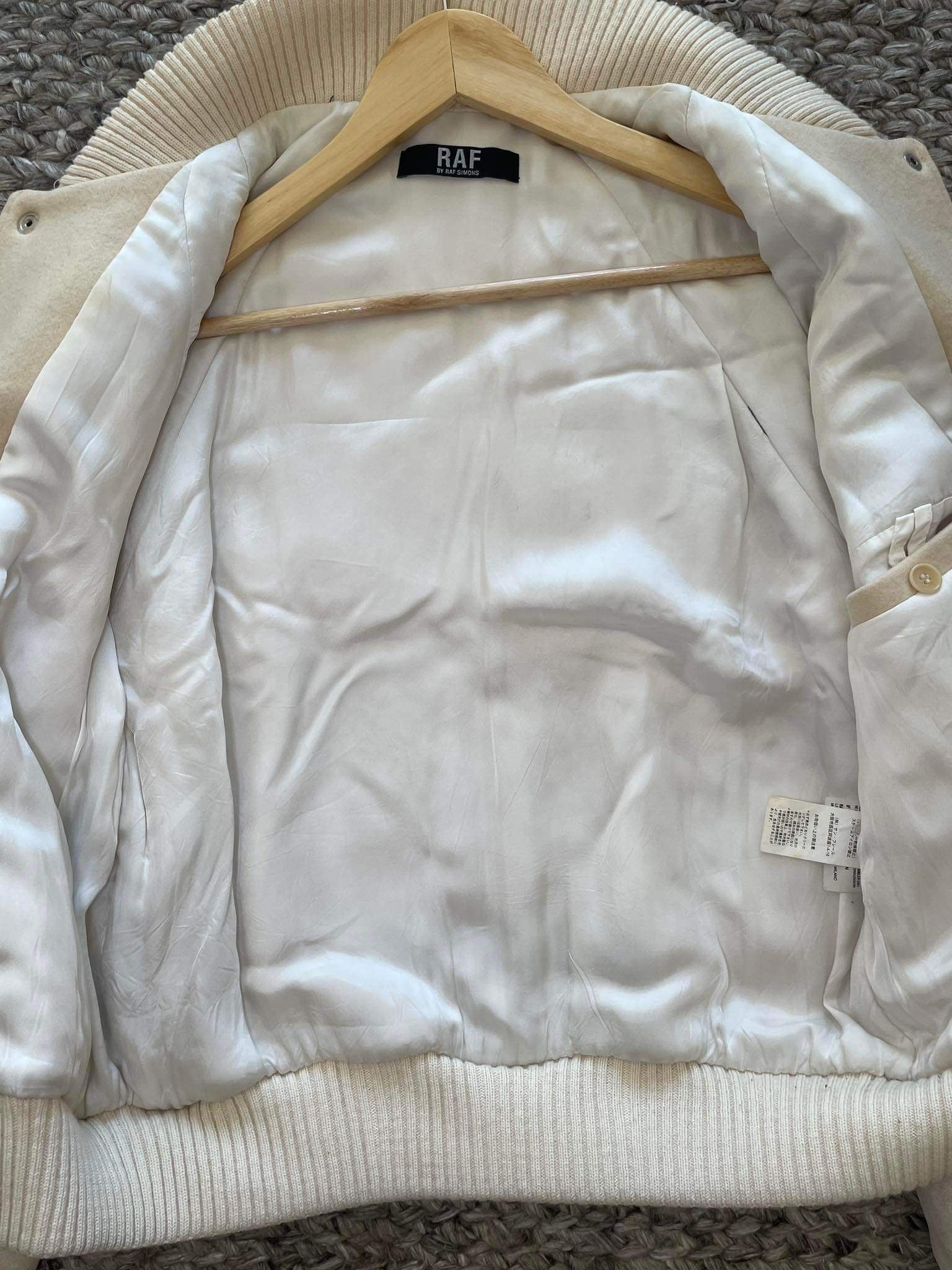 Raf by Raf Simons 2006-2007 "ASHES AND HEROES" Varsity Jacket Size US S / EU 44-46 / 1 - 4 Thumbnail