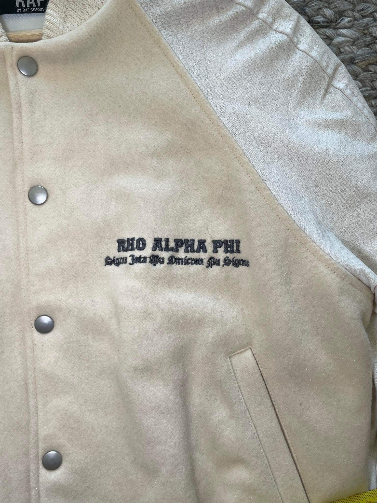 Raf by Raf Simons 2006-2007 "ASHES AND HEROES" Varsity Jacket Size US S / EU 44-46 / 1 - 6 Thumbnail