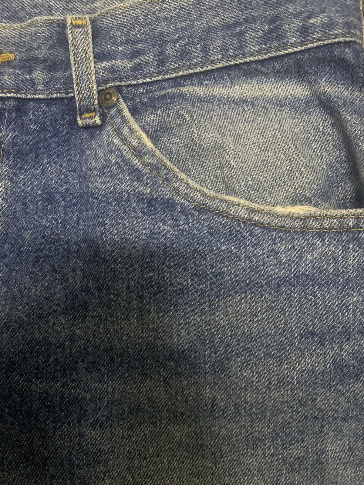 Lee Vintage 80s Lee Faded Classic Fit Clawmark Distressed Jeans Size US 32 / EU 48 - 6 Thumbnail
