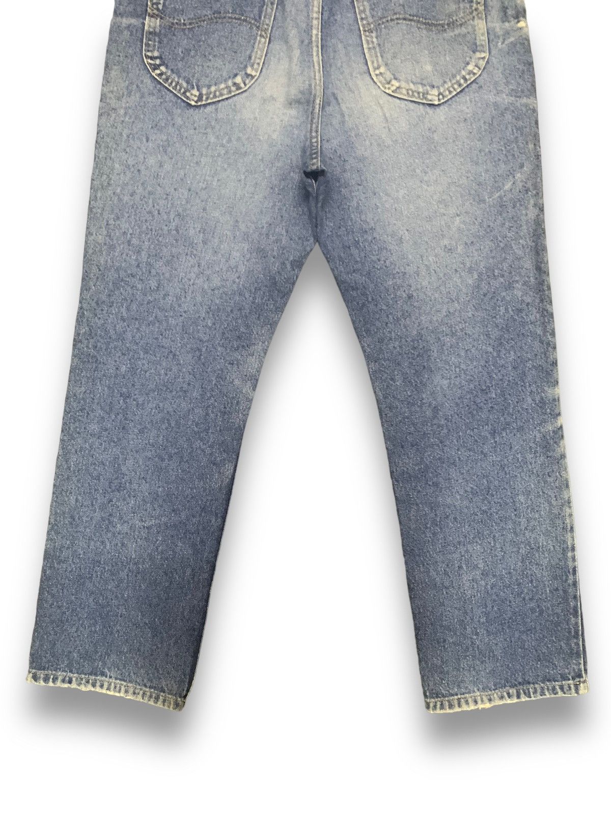 Lee Vintage 80s Lee Faded Classic Fit Clawmark Distressed Jeans Size US 32 / EU 48 - 14 Thumbnail