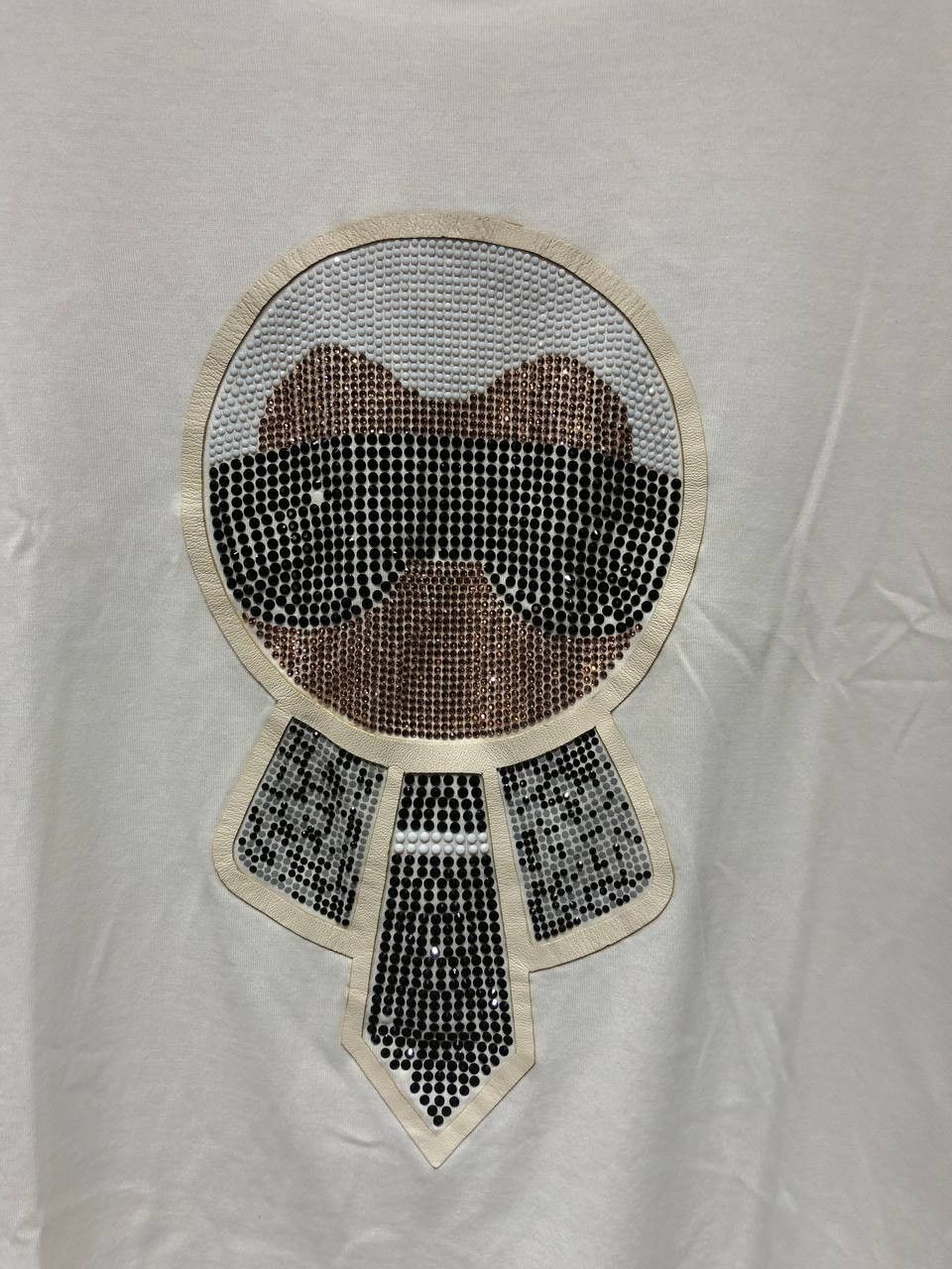 Fendi Fendi Karl Lagerfeld Studded Tee Size US M / EU 48-50 / 2 - 5 Thumbnail