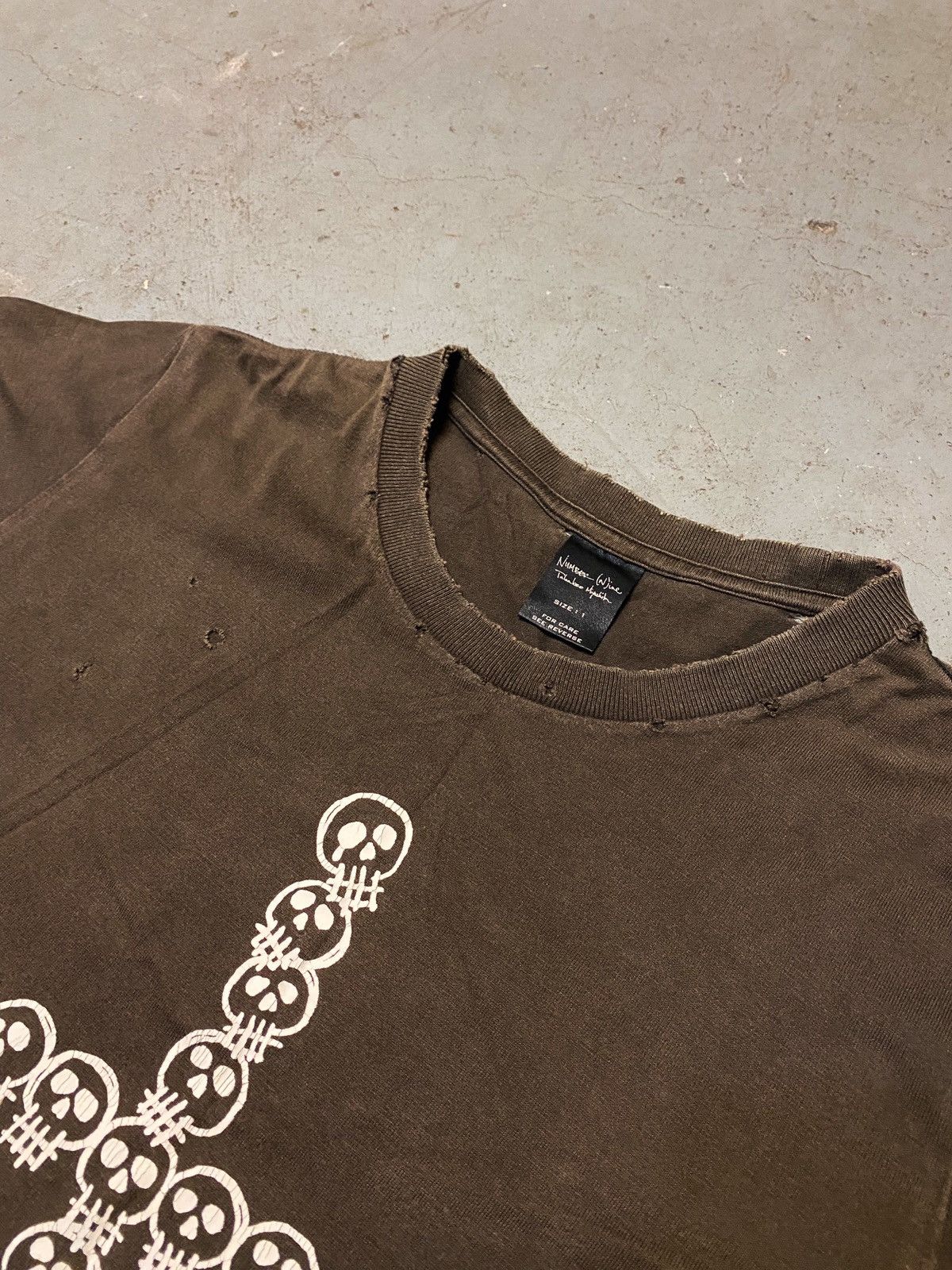 Number (N)ine × Takahiromiyashita The Soloist. SS05 Number (N)ine “Night Crawler” Skull Cross Tee Size US M / EU 48-50 / 2 - 2 Thumbnail