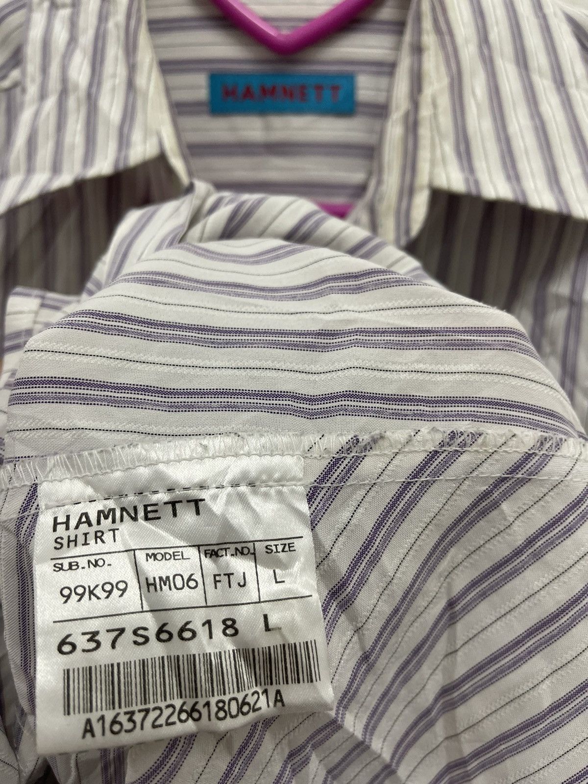 Katharine Hamnett London Rare HAMNETT Button Up Striped Shirt Size US L / EU 52-54 / 3 - 3 Thumbnail
